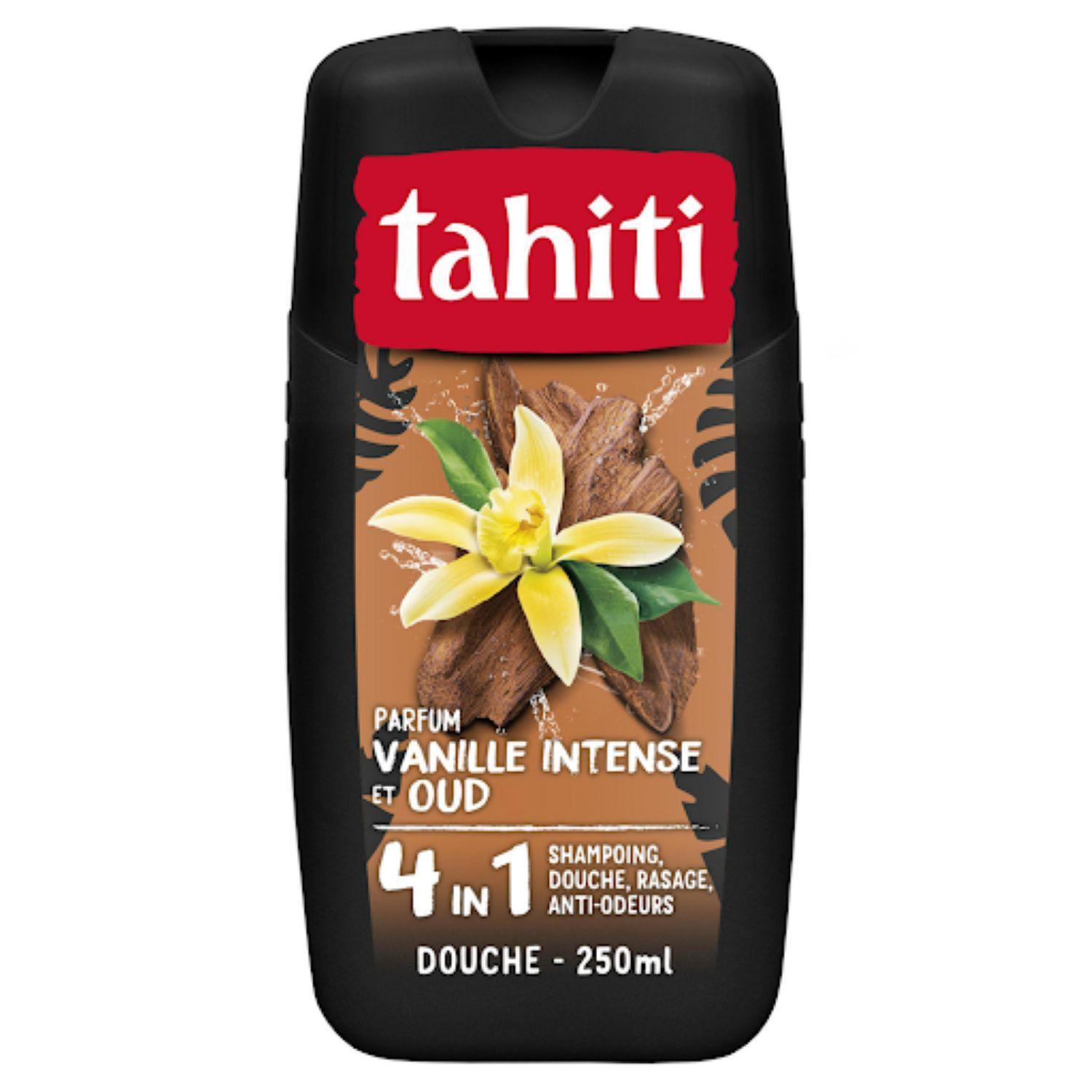 TAHITI Gel douche homme 4en1 vanille intense et oud 250ml