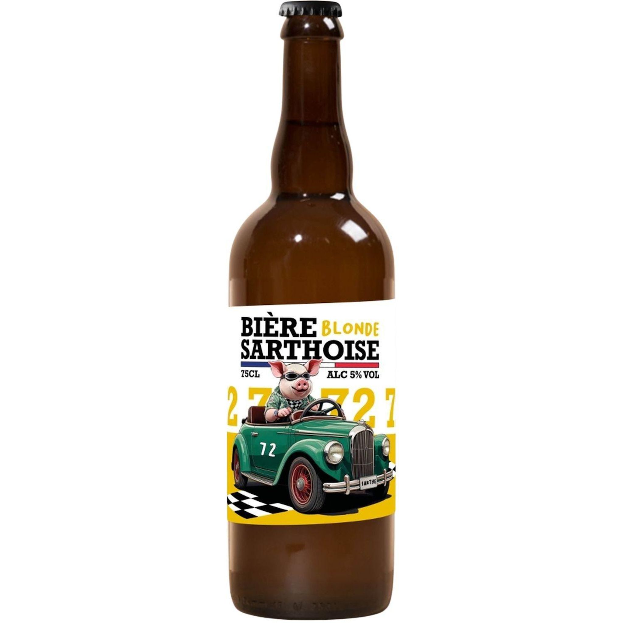 BIERE SARTHOISE Bière légère blonde 72 5% 75cl