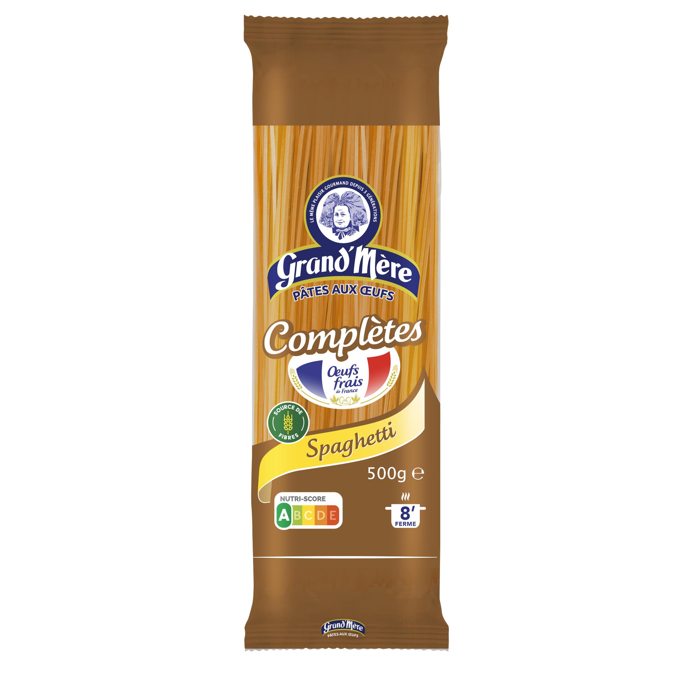GRAND'MERE Spaghetti complets aux oeufs frais 500g
