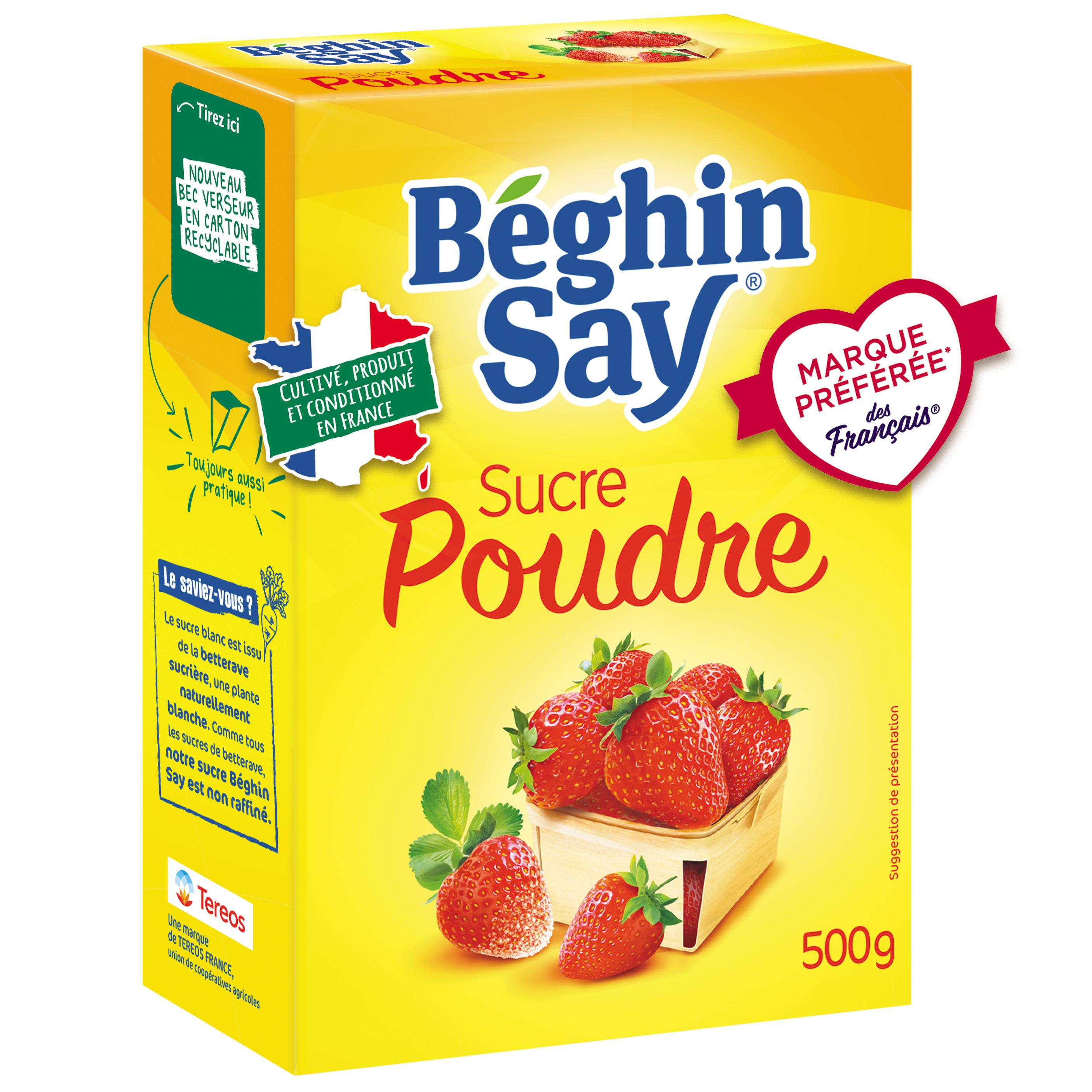 BEGHIN SAY Sucre blanc en poudre 500g