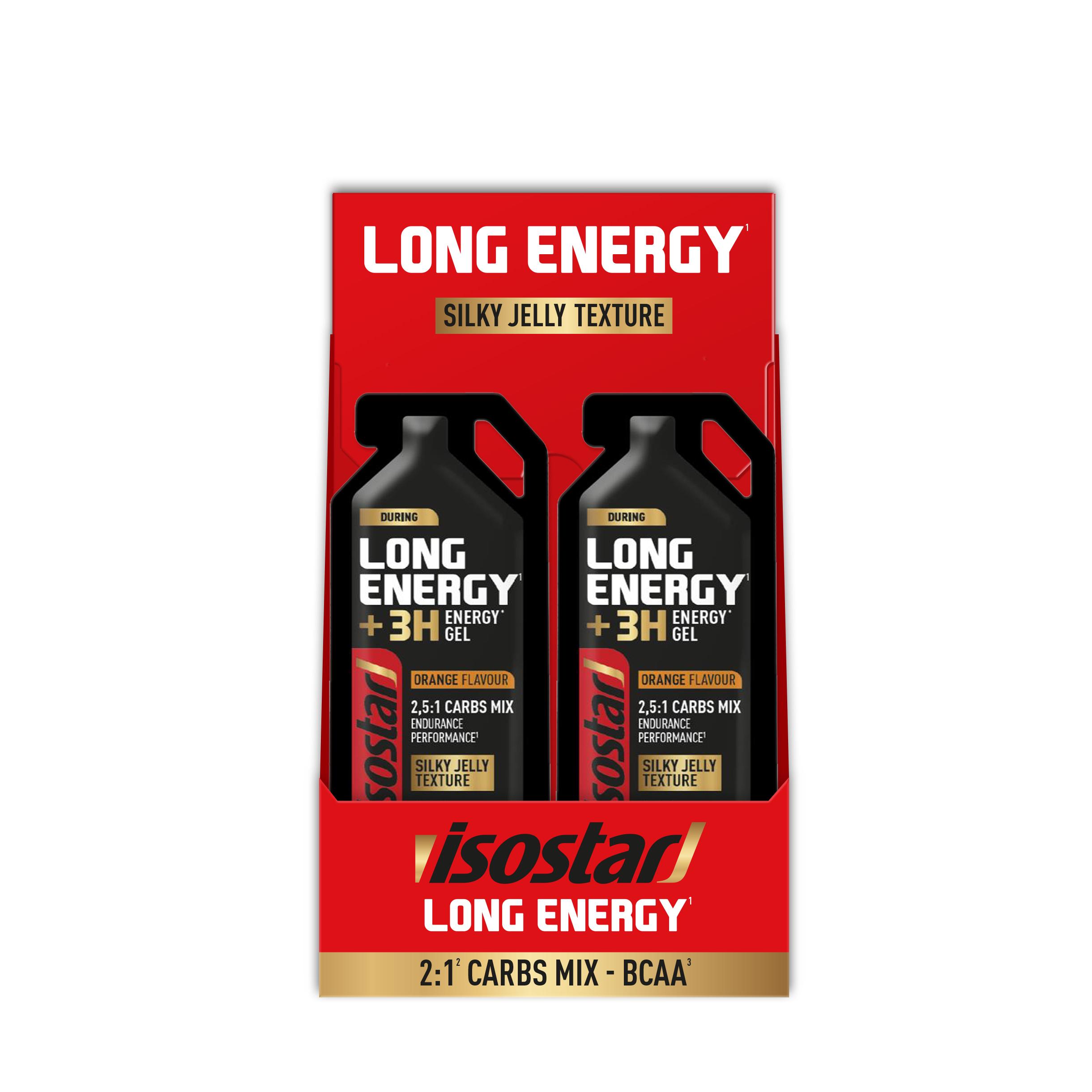 ISOSTAR Gel long energy saveur orange avec BCAA 40g
