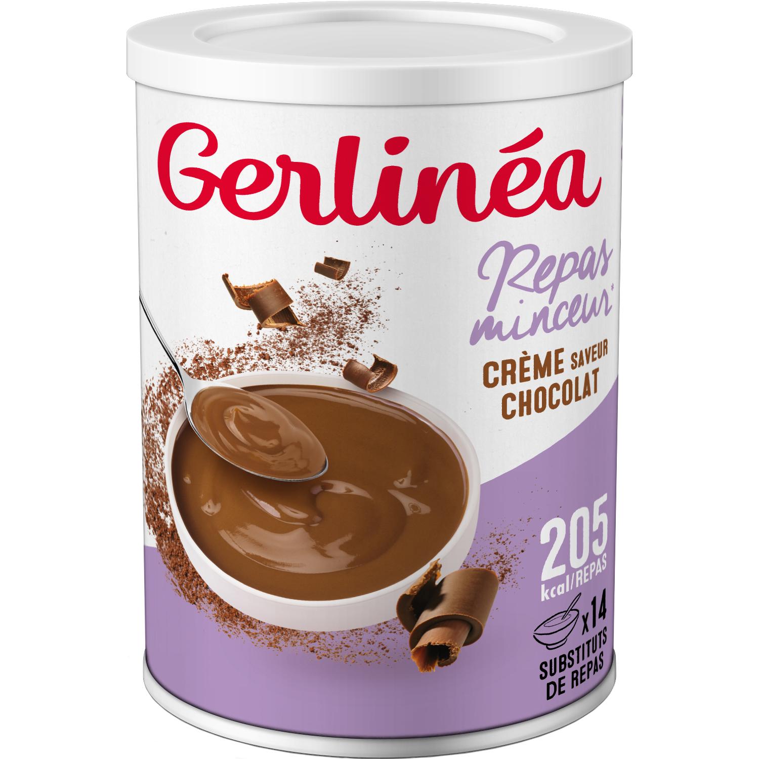 GERLINEA Substitut de repas crème saveur chocolat 14 repas 420g