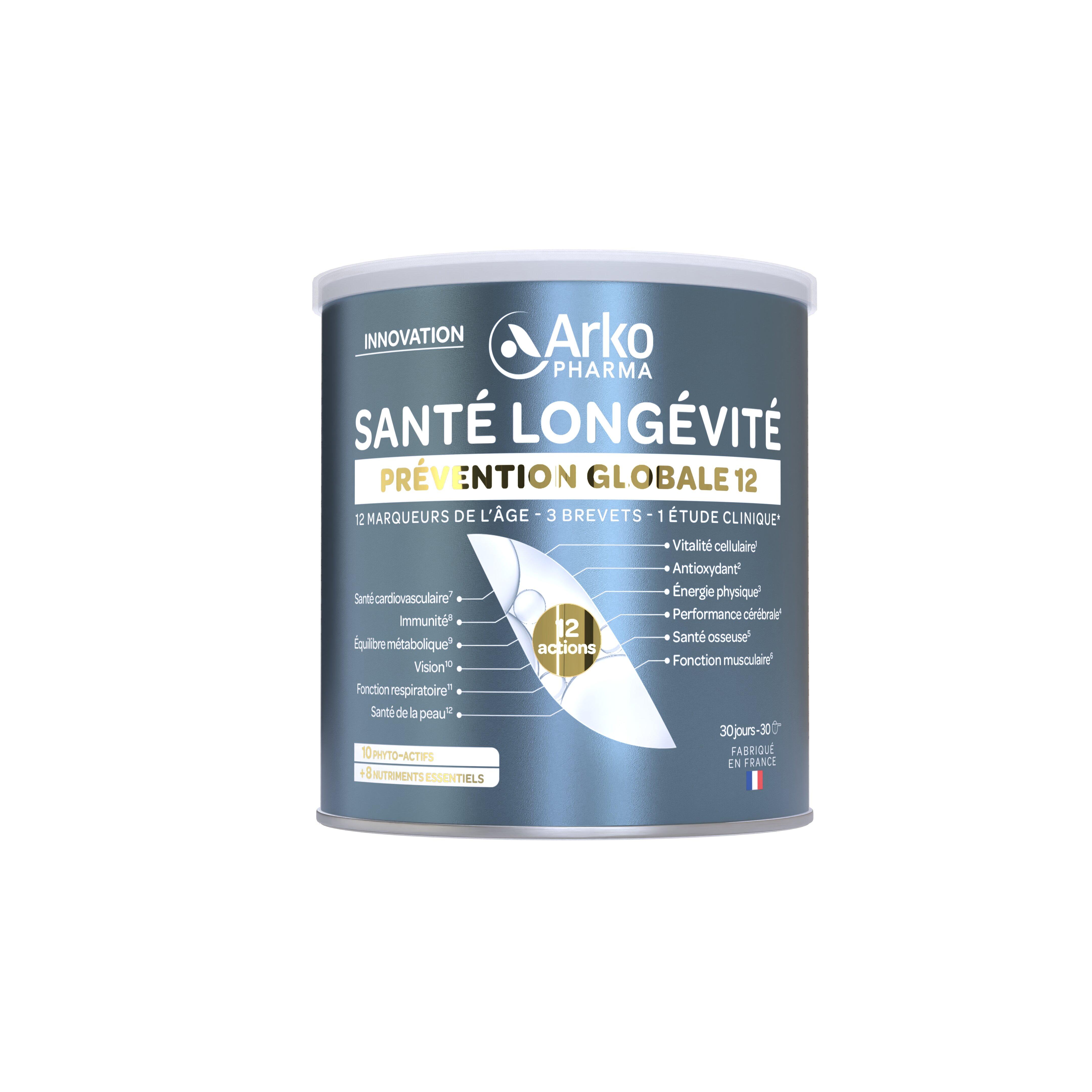 ARKOPHARMA Complément alimentaire santé longévité prévention globale 12 285g
