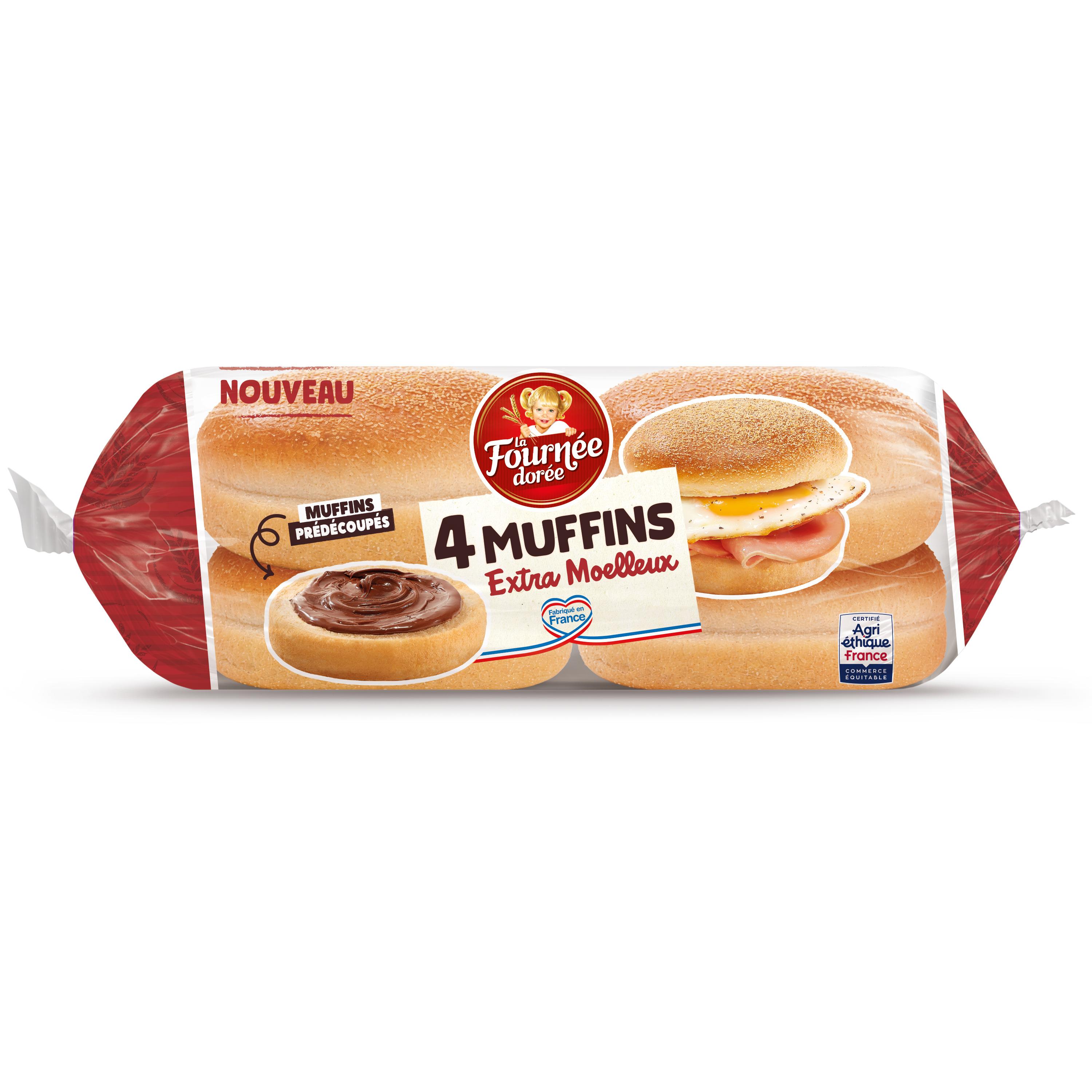 LA FOURNEE DOREE Muffins moelleux viennoiserie 160g