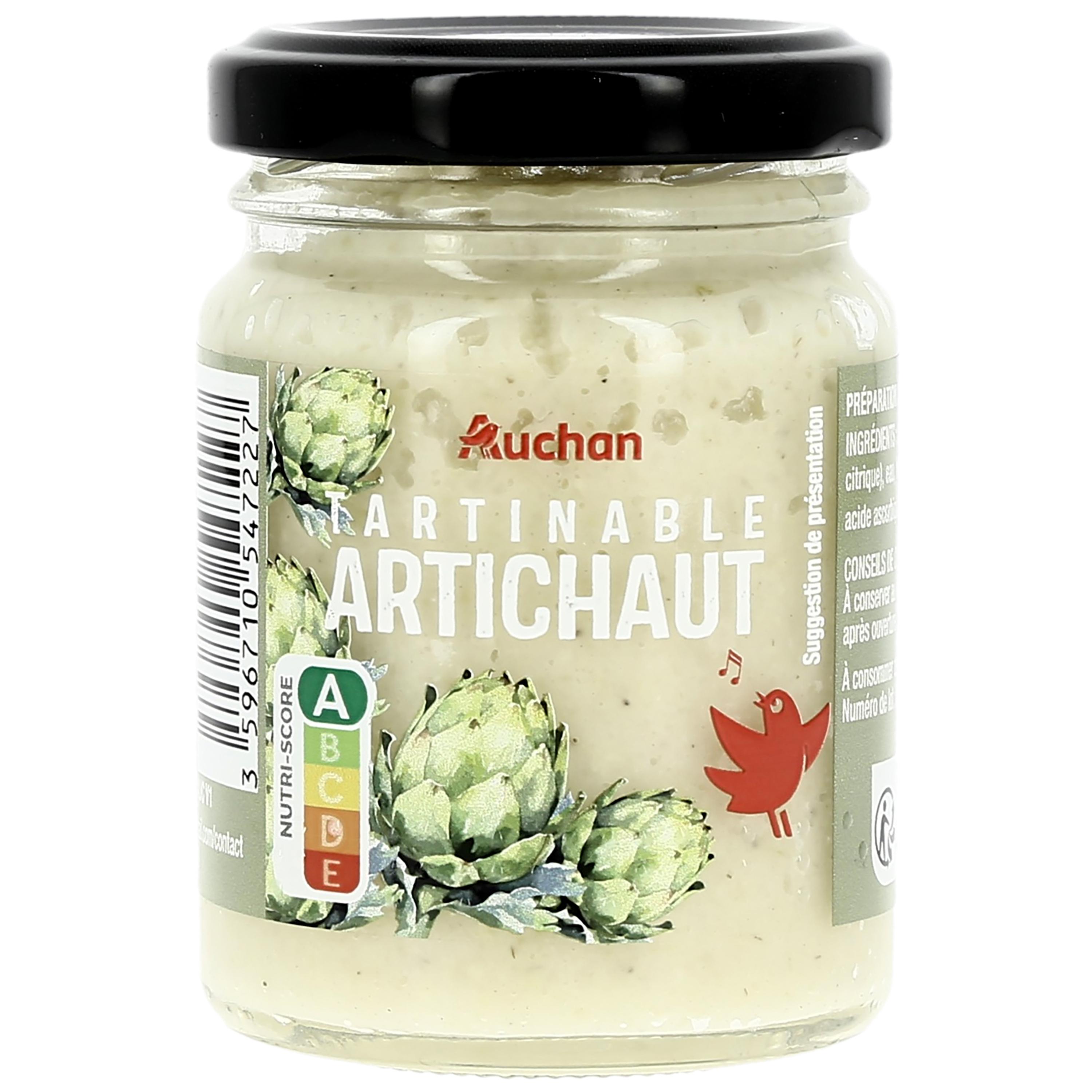 AUCHAN Tartinable d'artichaut 90g