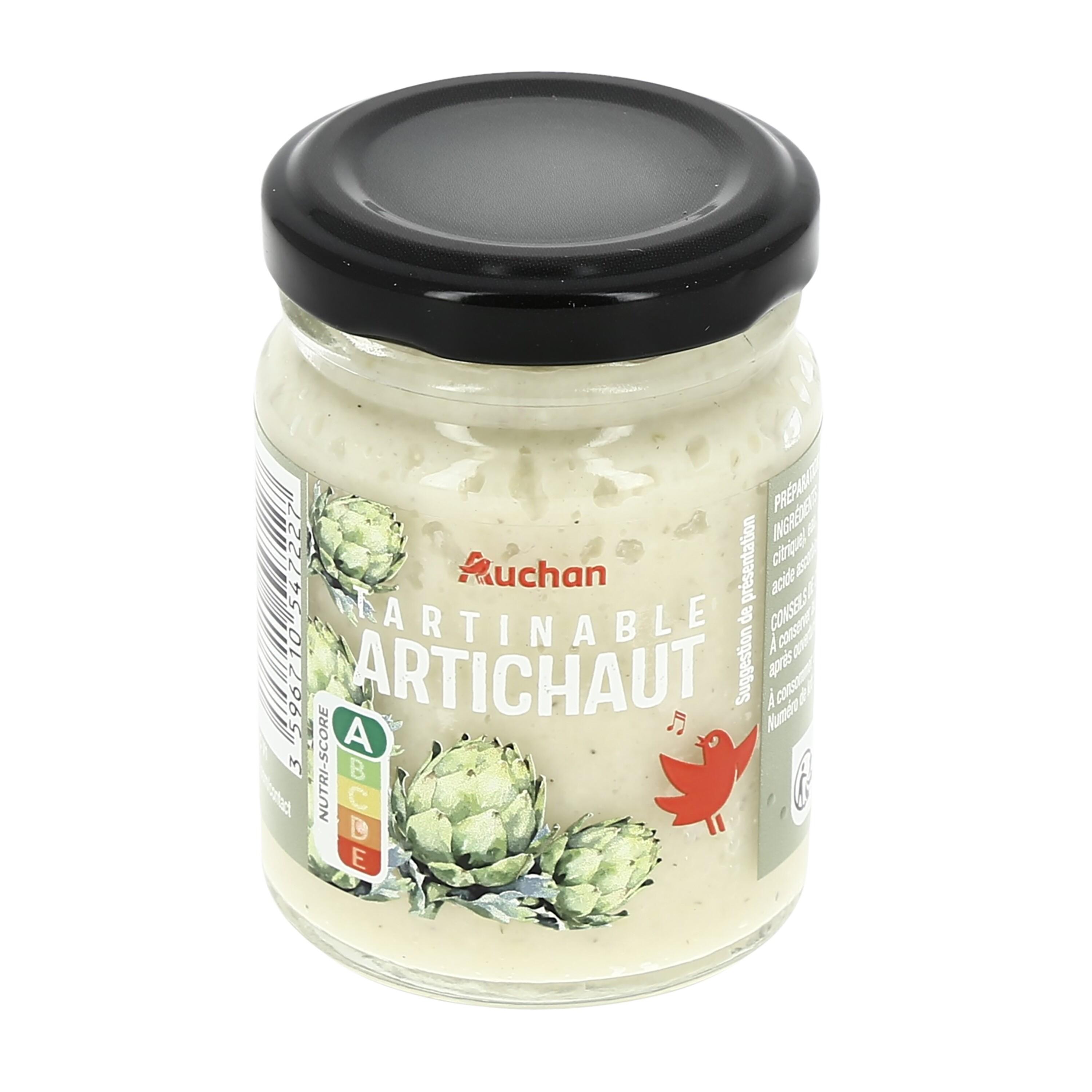 Voir la diapositive 3 : AUCHAN Tartinable d'artichaut 90g