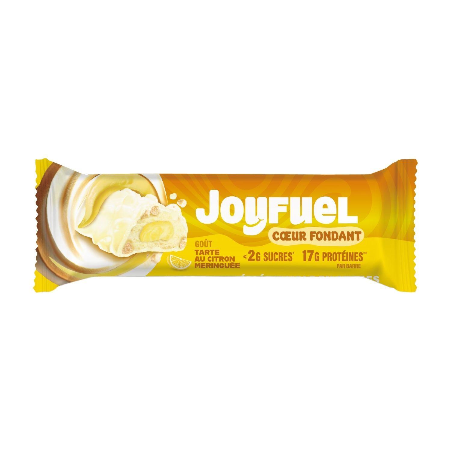 JOYFUEL Barre protéinée au coeur fondant goût citron meringué 50g