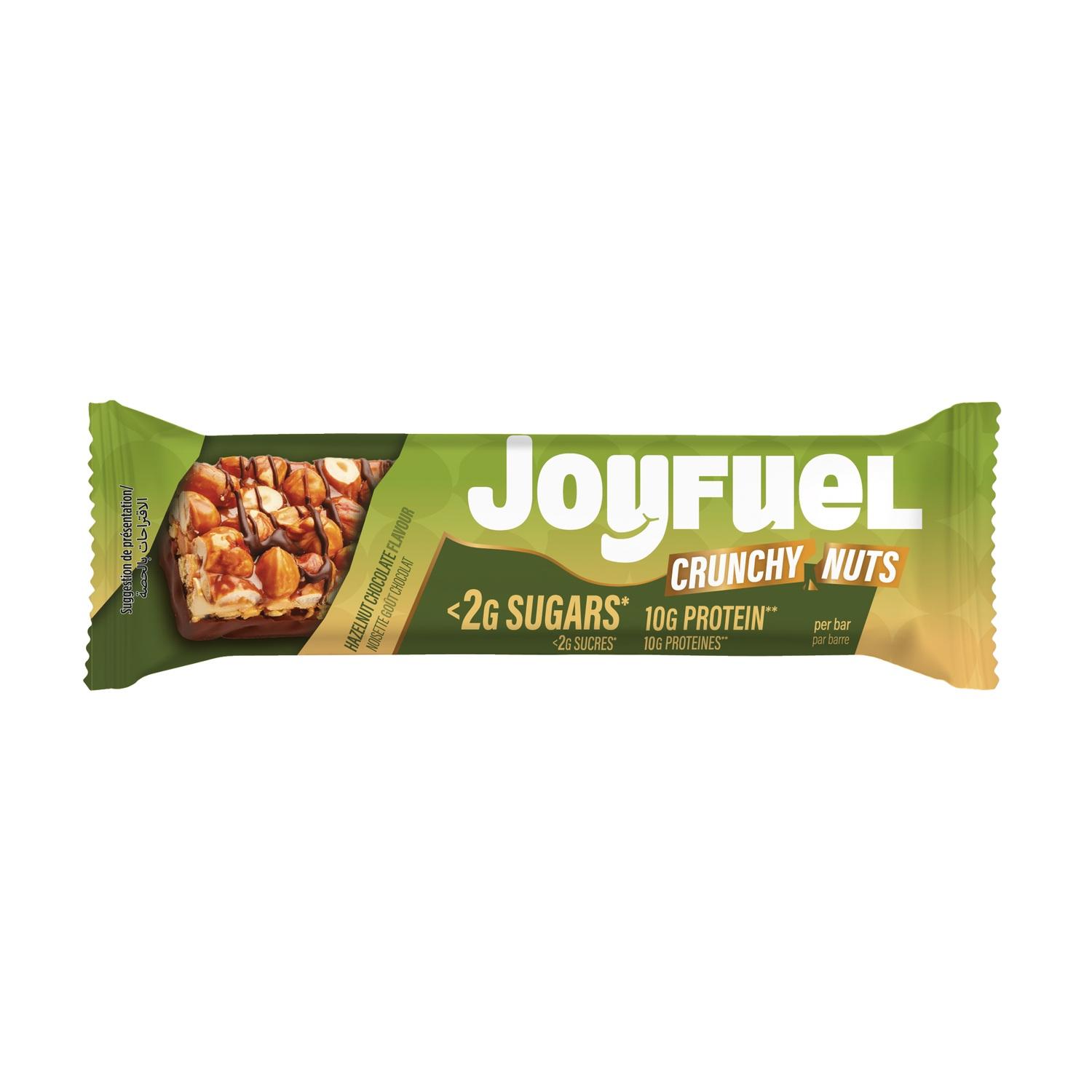 JOYFUEL Barre protéinée aux noisettes et au chocolat au lait 47g