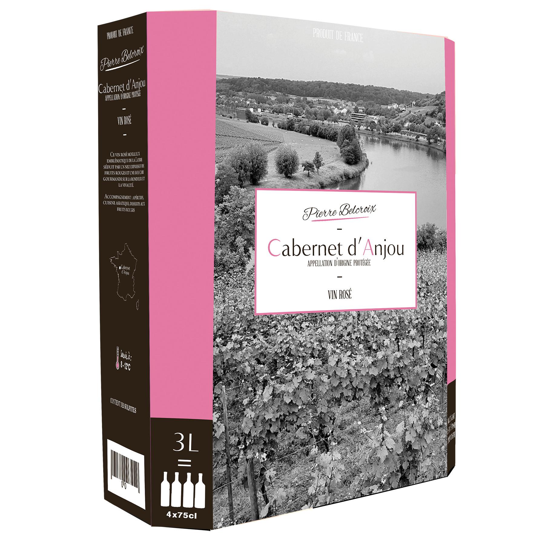 AOP Cabernet d'Anjou Pierre Belcroix Rosé bib/cubi 3l