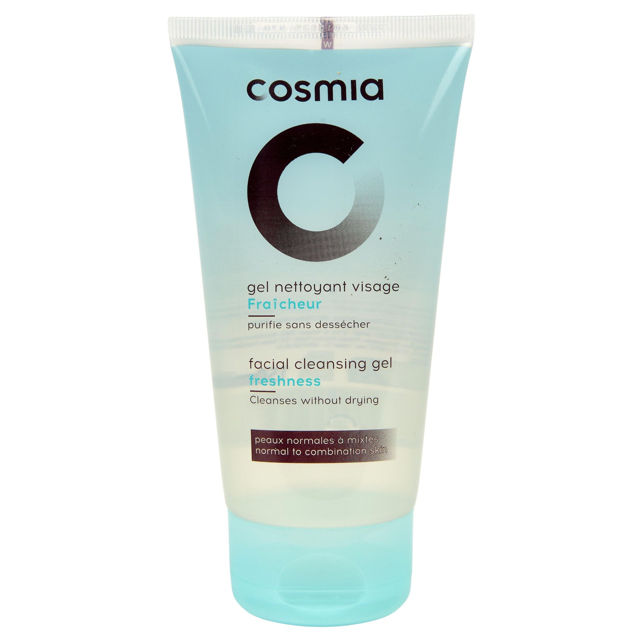 Voir la diapositive 1 : COSMIA Gel nettoyant visage fraîcheur 150ml