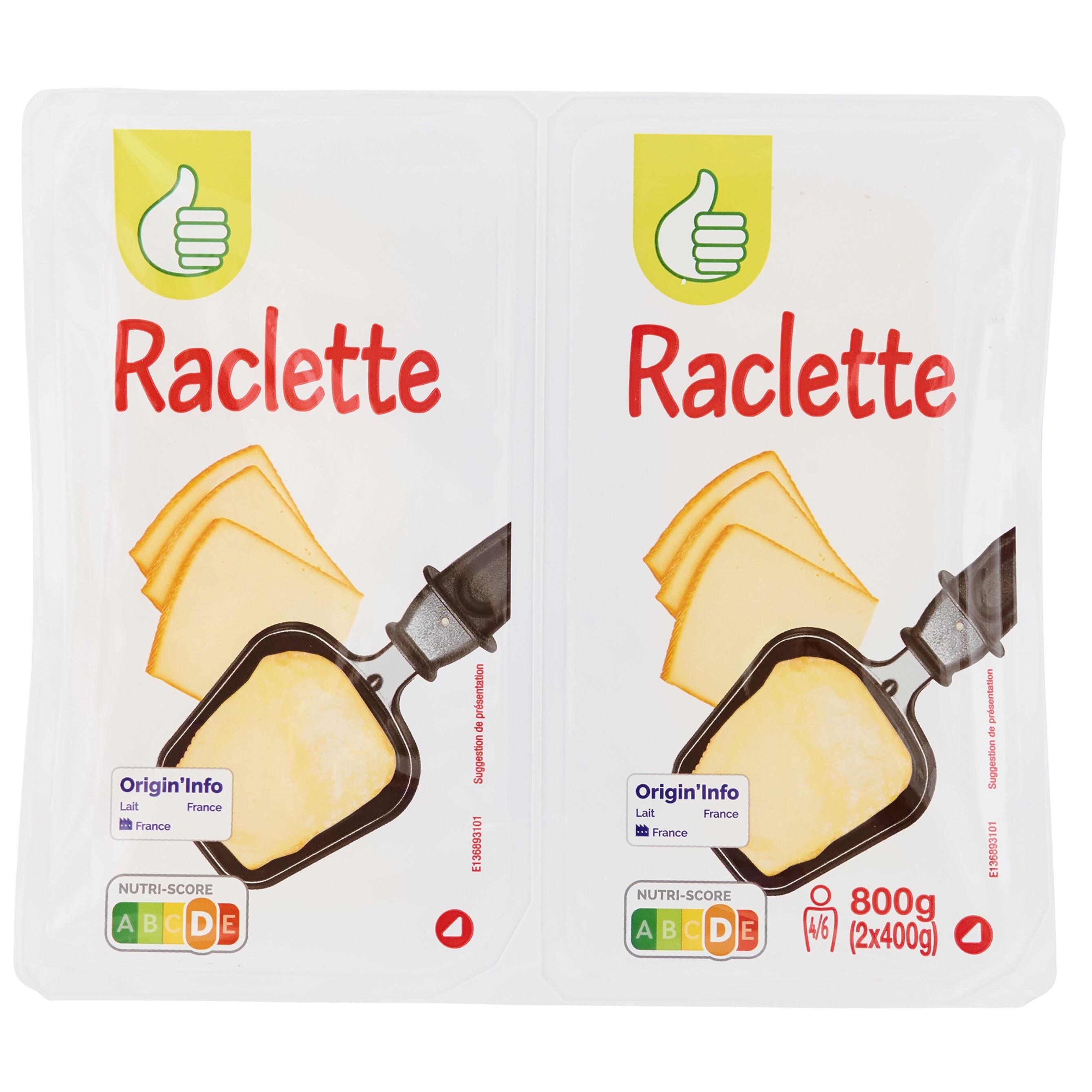 POUCE Raclette nature 2x400g