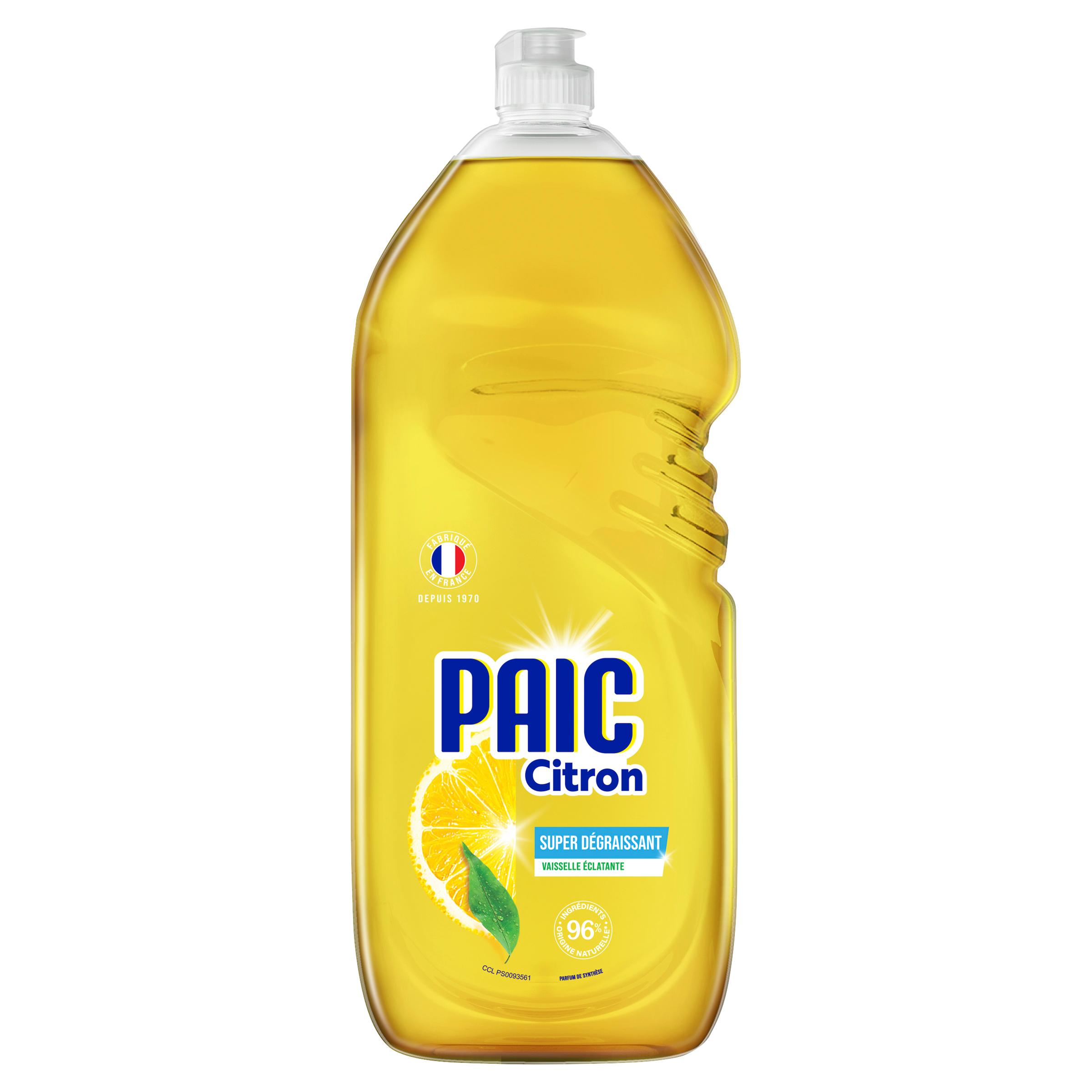 PAIC Liquide vaisselle éclat citron 1,5l
