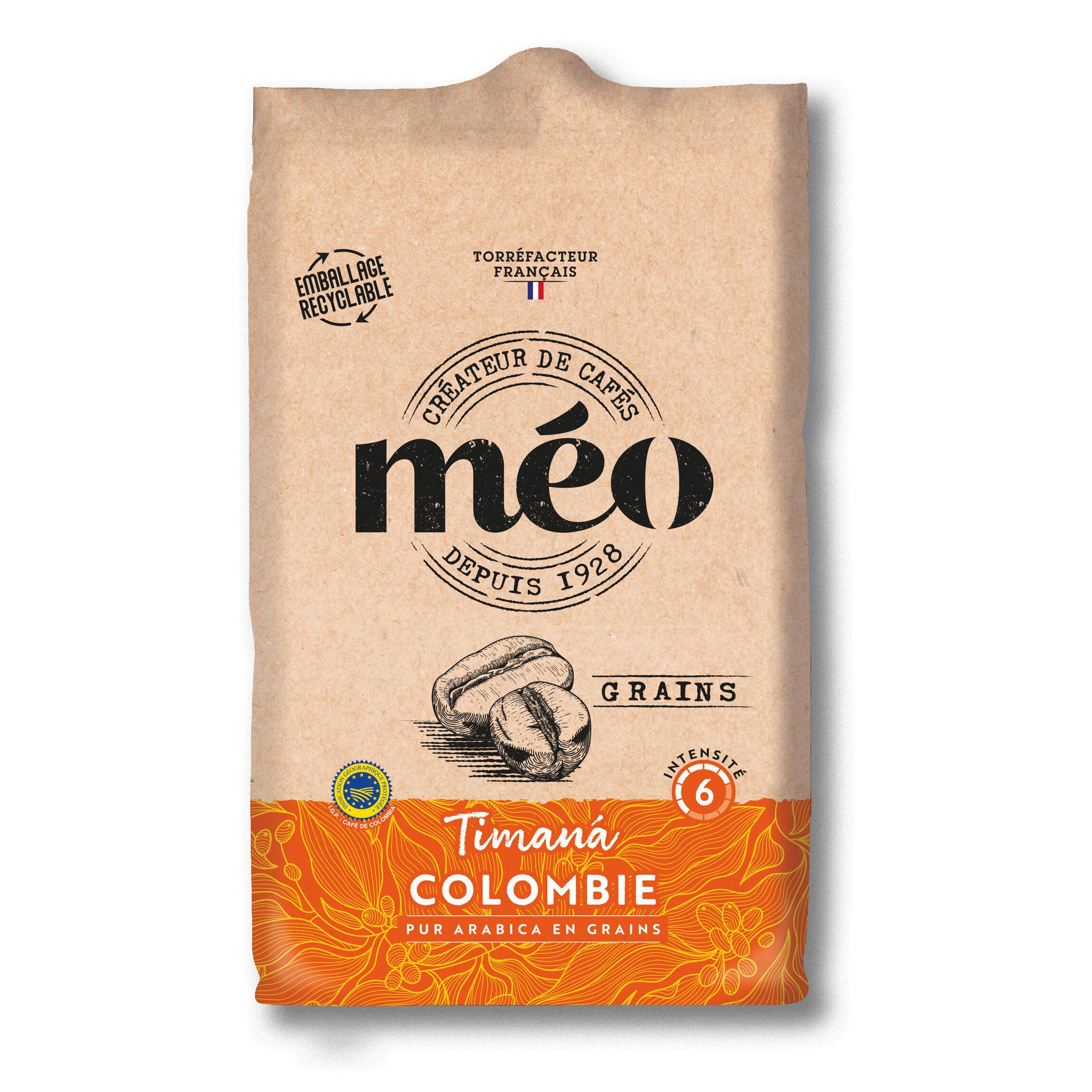 MEO Café en grains pur arabica IGP Intensité 6 500g