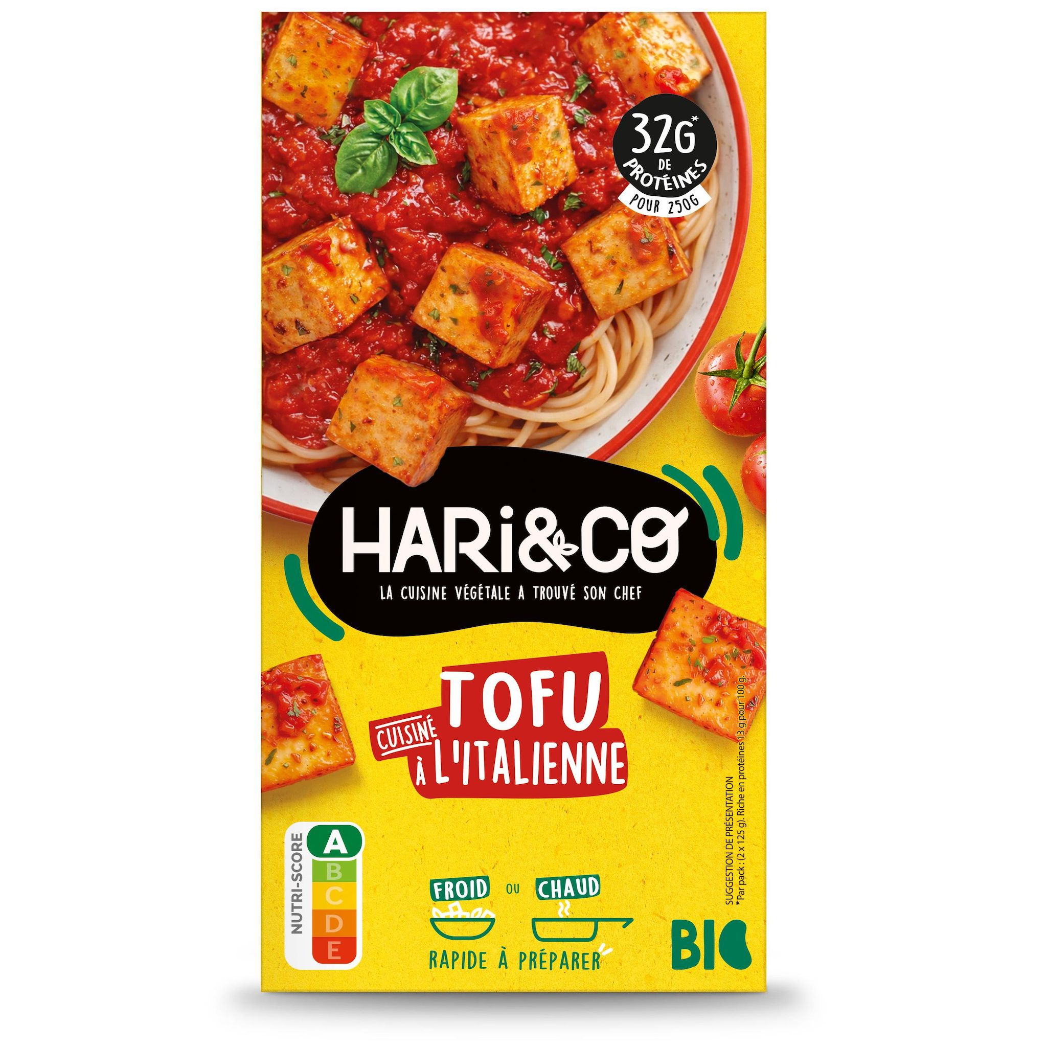 HARI&CO Tofu à l'italienne bio 250g