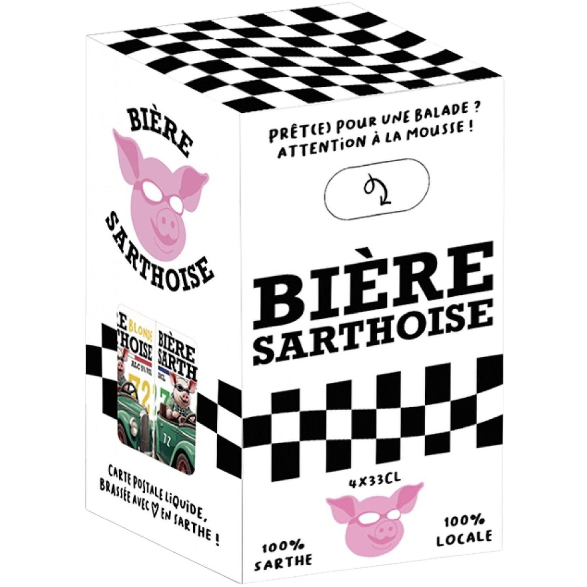 BIERE SARTHOISE Coffret bière 5% 4x33cl