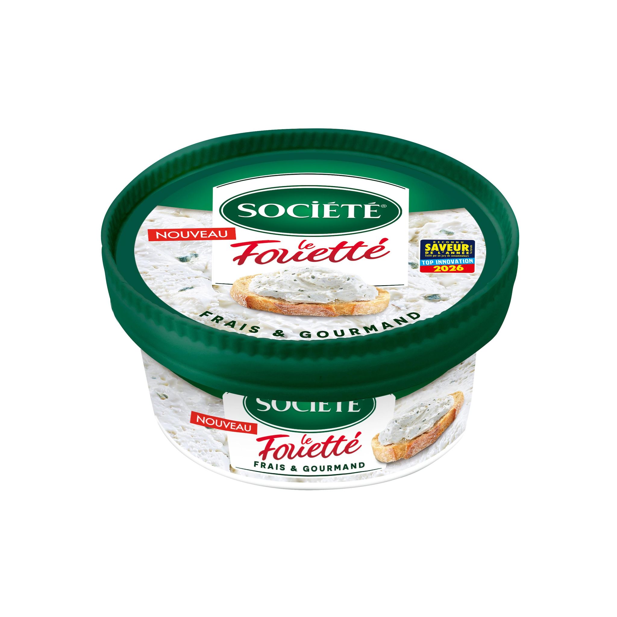 SOCIETE Fromage fouette gout roquefort texture legere 125g