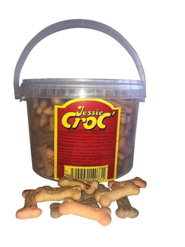 JESSIE Friandises Biscuits os au boeuf pour moyen et grand chien 1.2kg