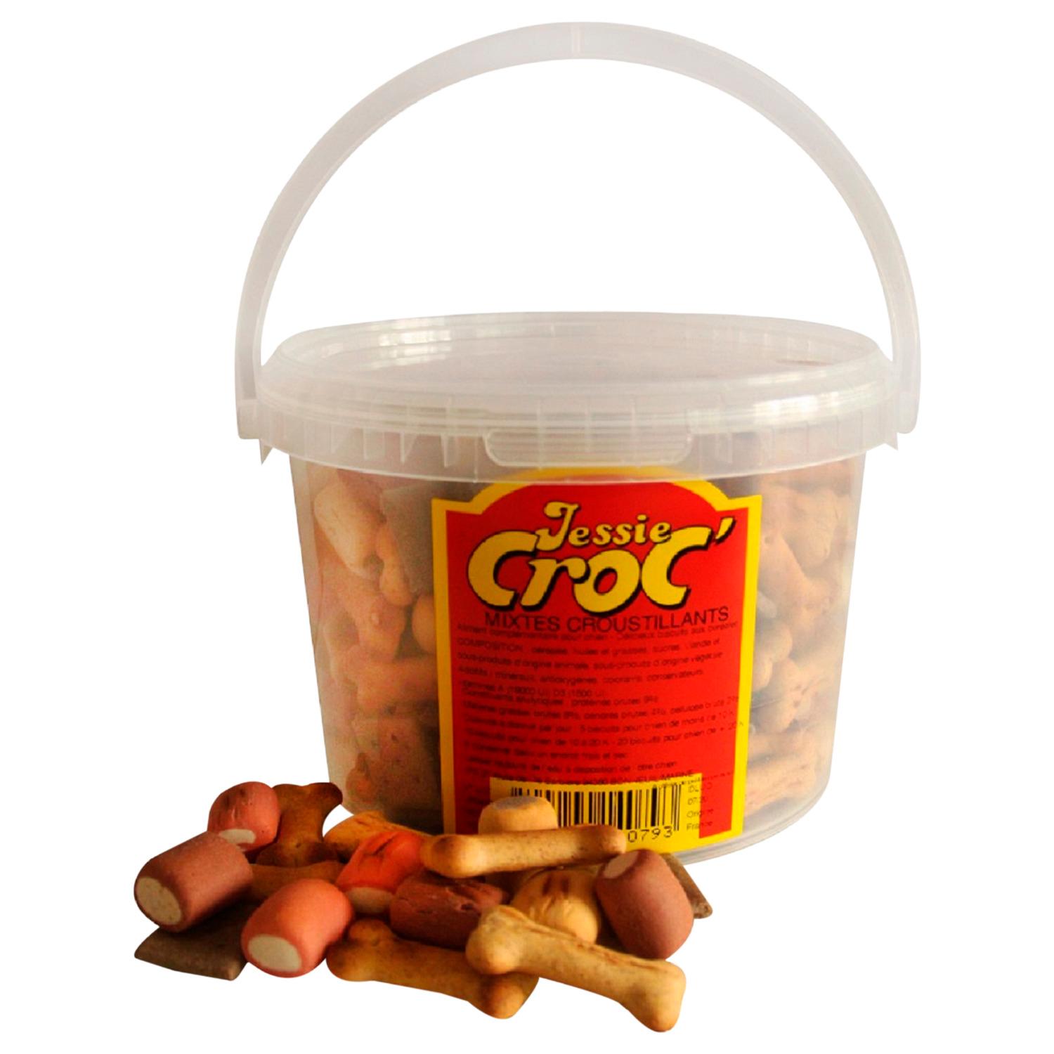 JESSIE Croc' Biscuits mixtes croustillants pour animaux 1,2kg