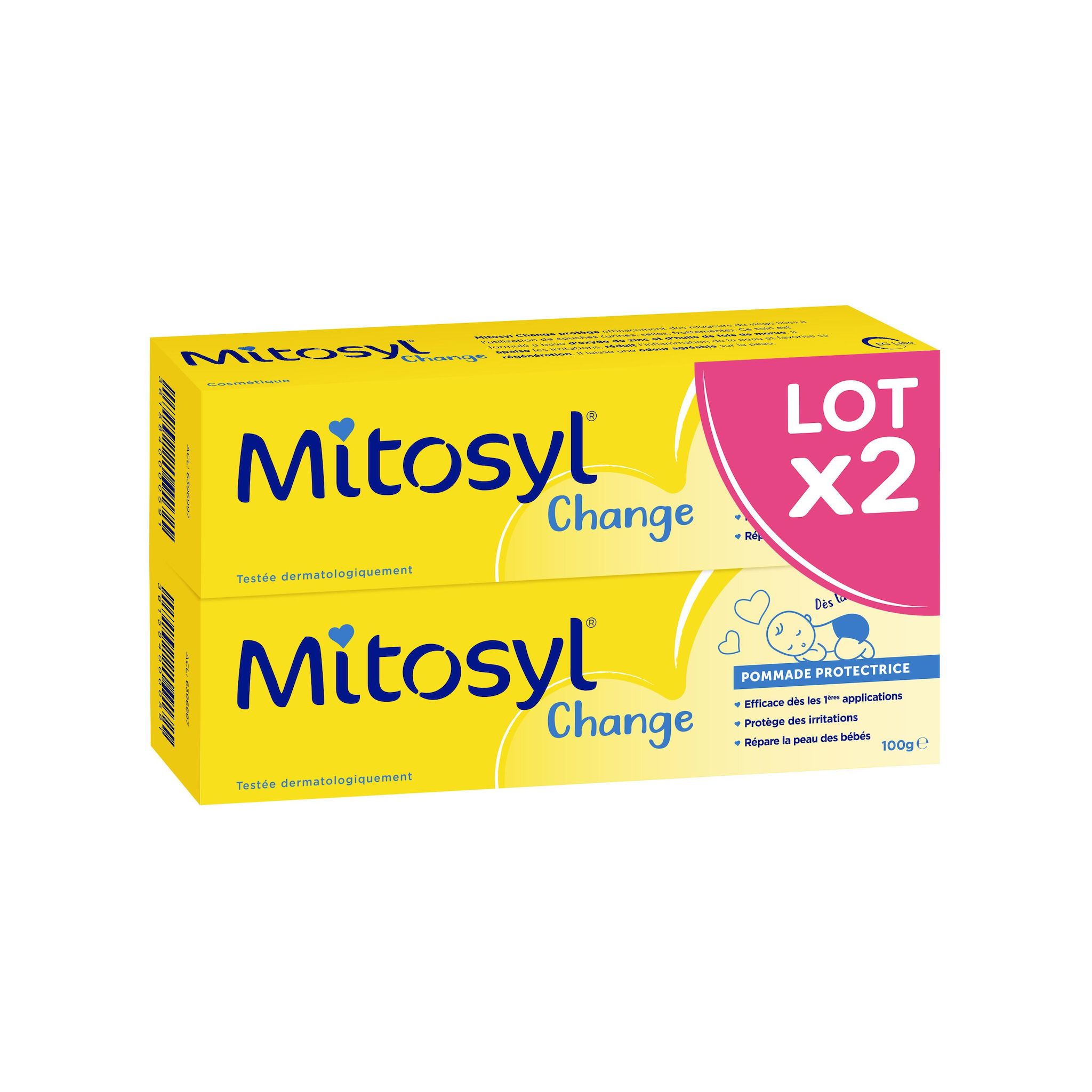 MITOSYL Change pommade protectrice 2x100g