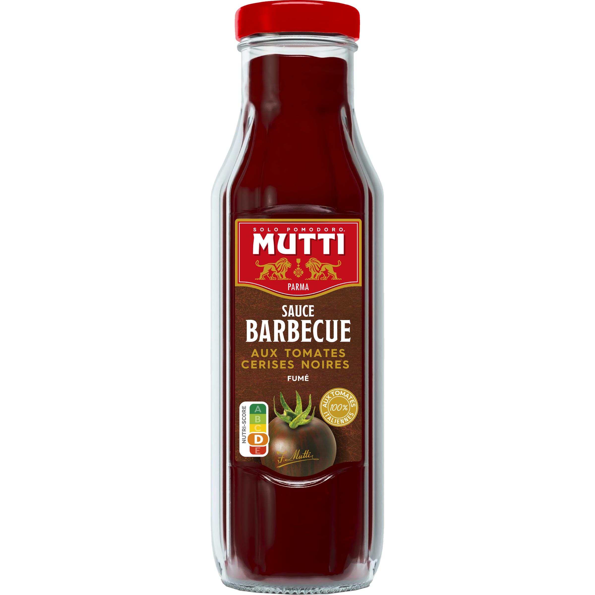 MUTTI Sauce barbecue aux tomates cerises noires 300g