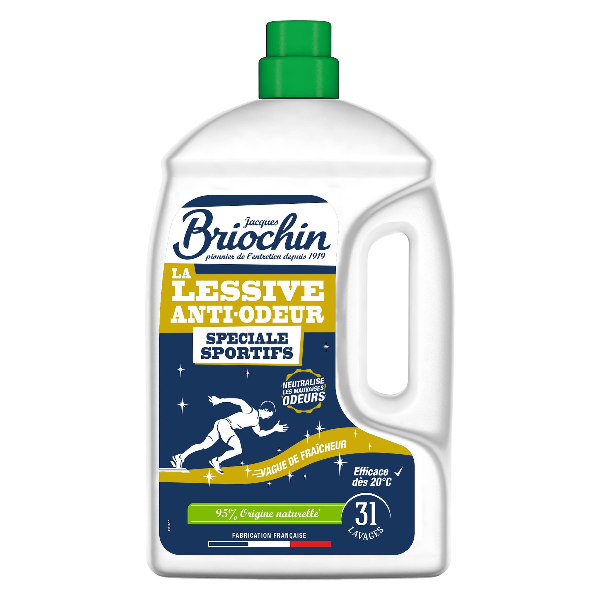 BRIOCHIN Lessive liquide anti-odeur spécial sportifs 1,4l