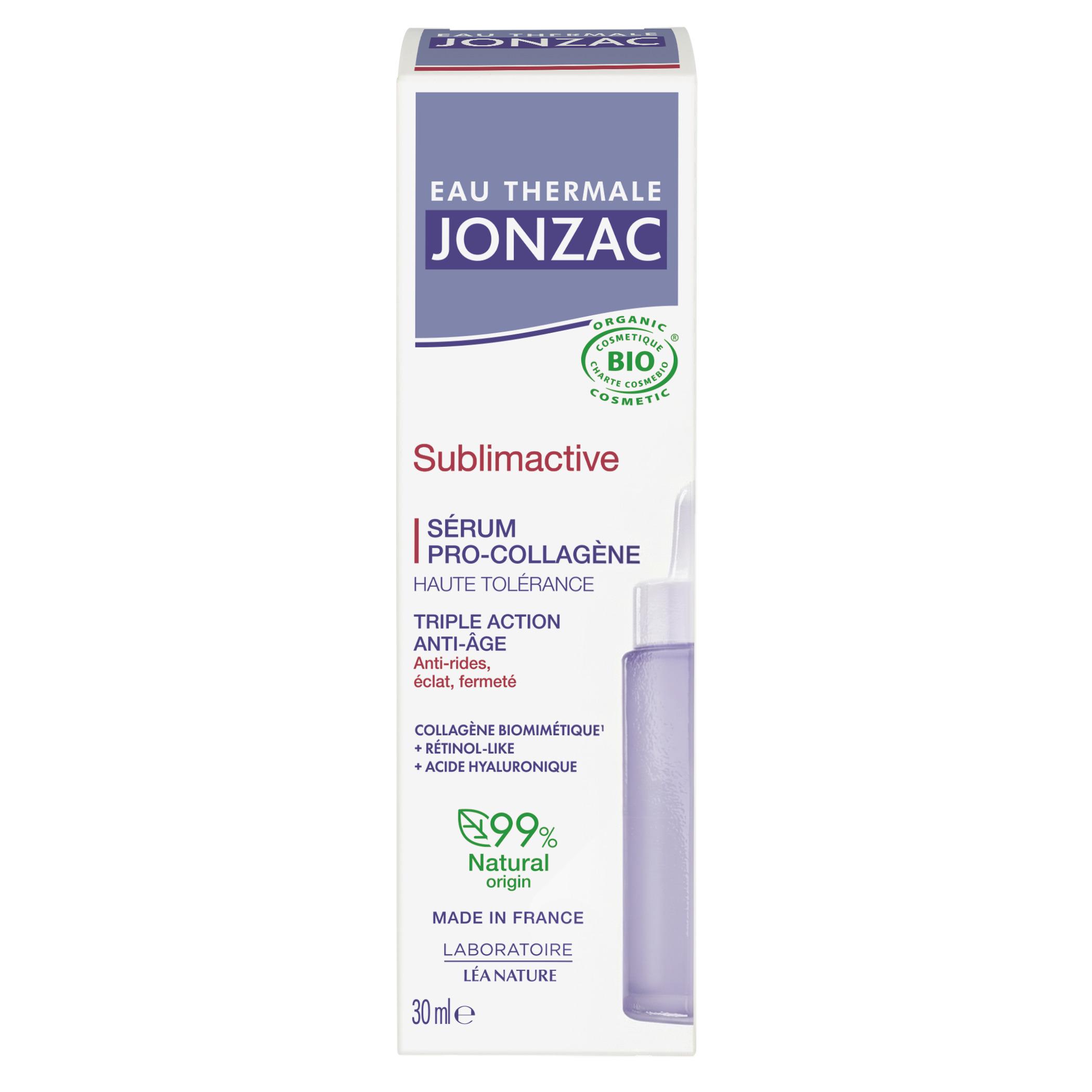 JONZAC Sublimactive Sérum bio pro-collagène triple action anti âge 30ml
