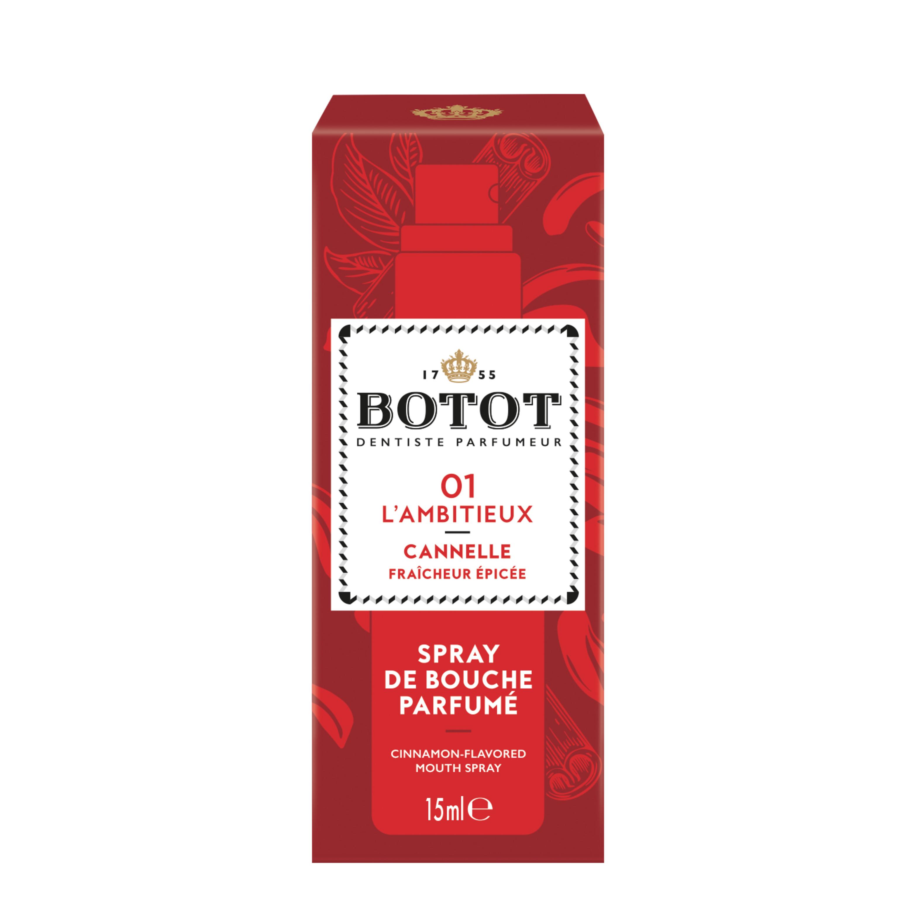 BOTOT Spray de bouche cannelle fraîcheur épicée 01 l'ambitieux 15ml