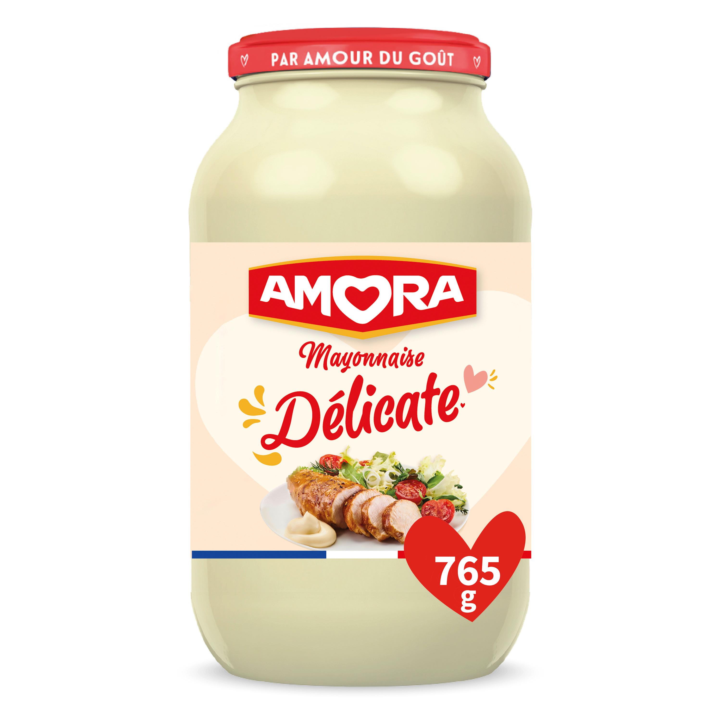 AMORA Mayonnaise allégée délicate 765g