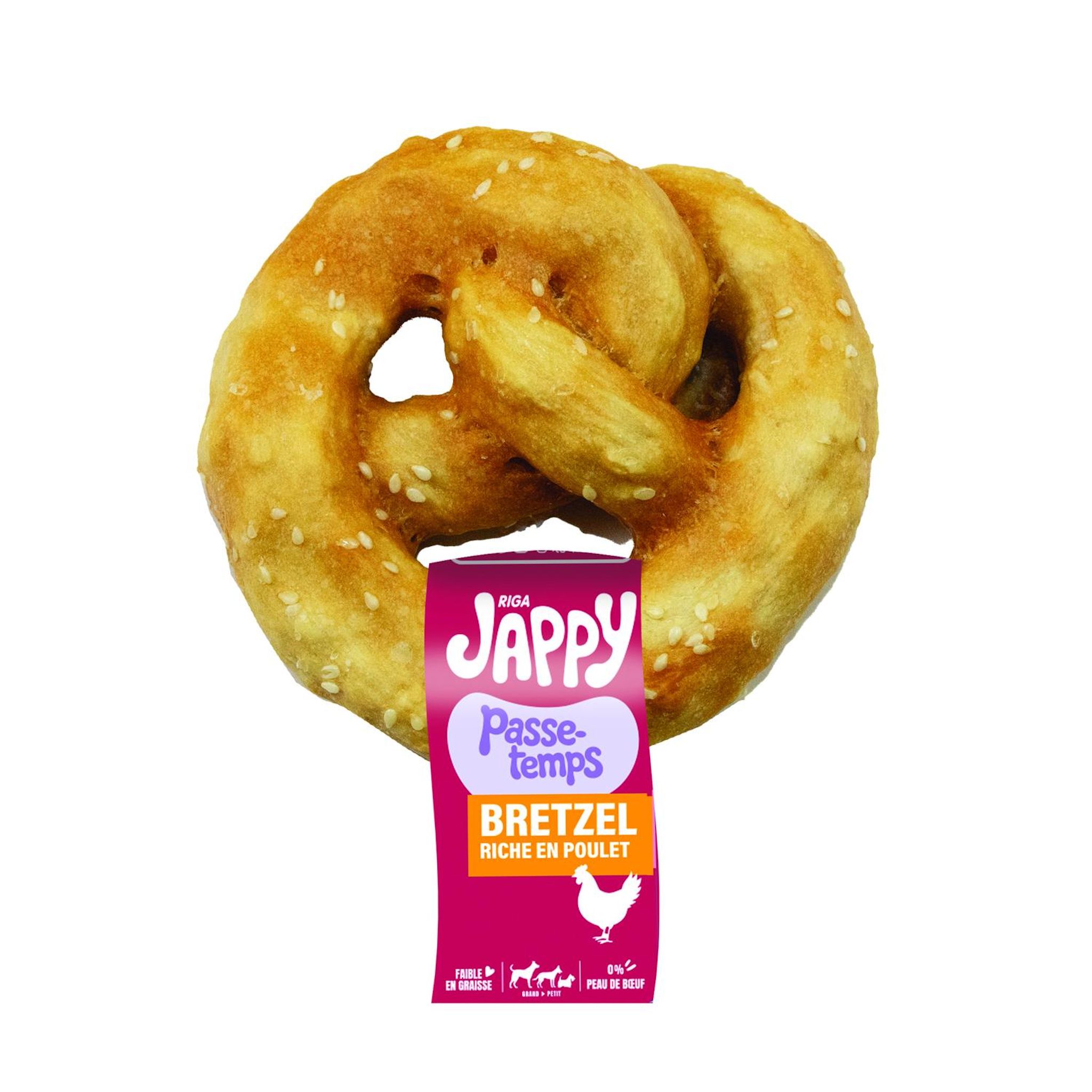 RIGA Jappy Friandises bretzel au poulet pour chien 1 pièce 75g
