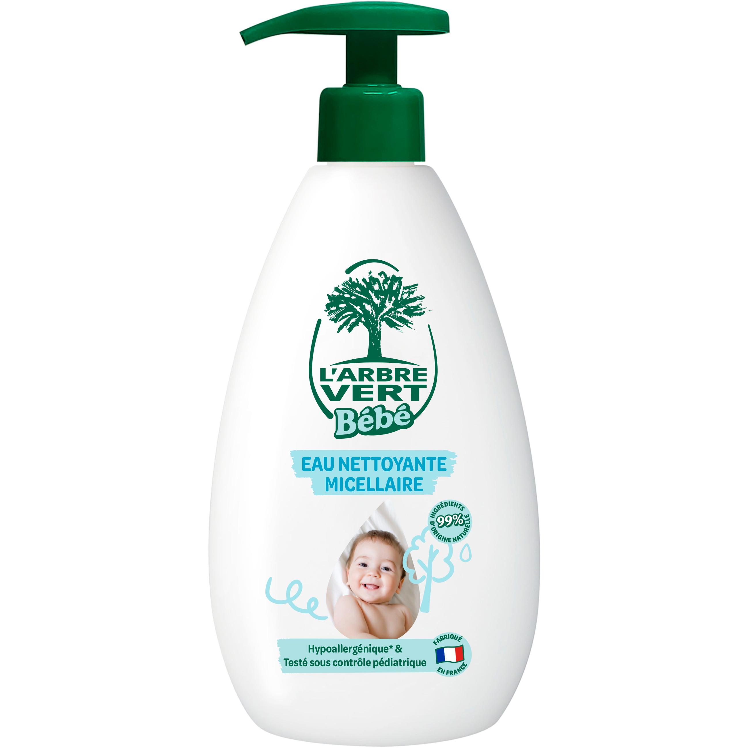 Voir la diapositive 2 : L'ARBRE VERT Bébé Eau nettoyante micellaire 500ml
