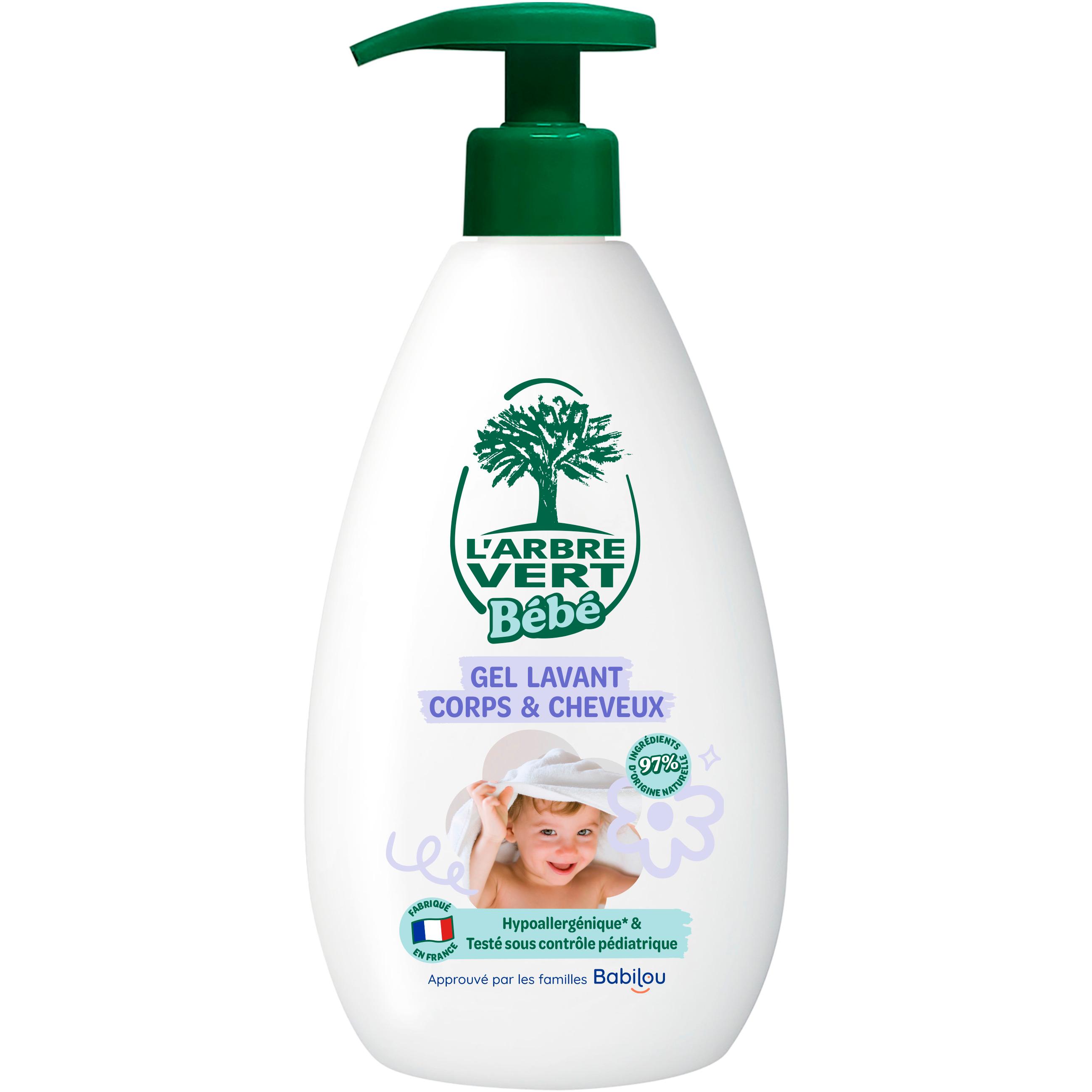 L'ARBRE VERT Bébé Gel lavant corps et cheveux 500ml