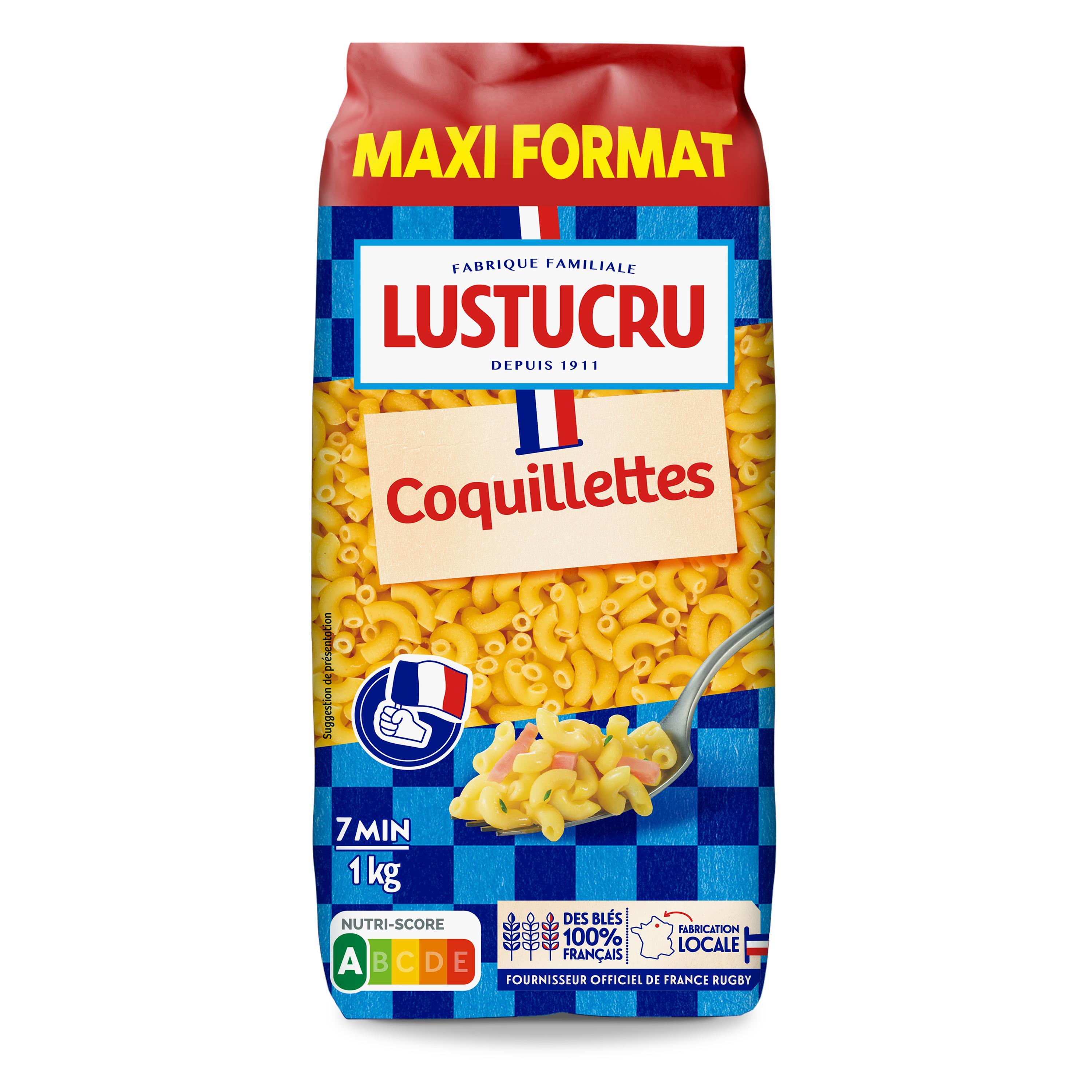 LUSTUCRU Coquillettes sachet papier 1kg