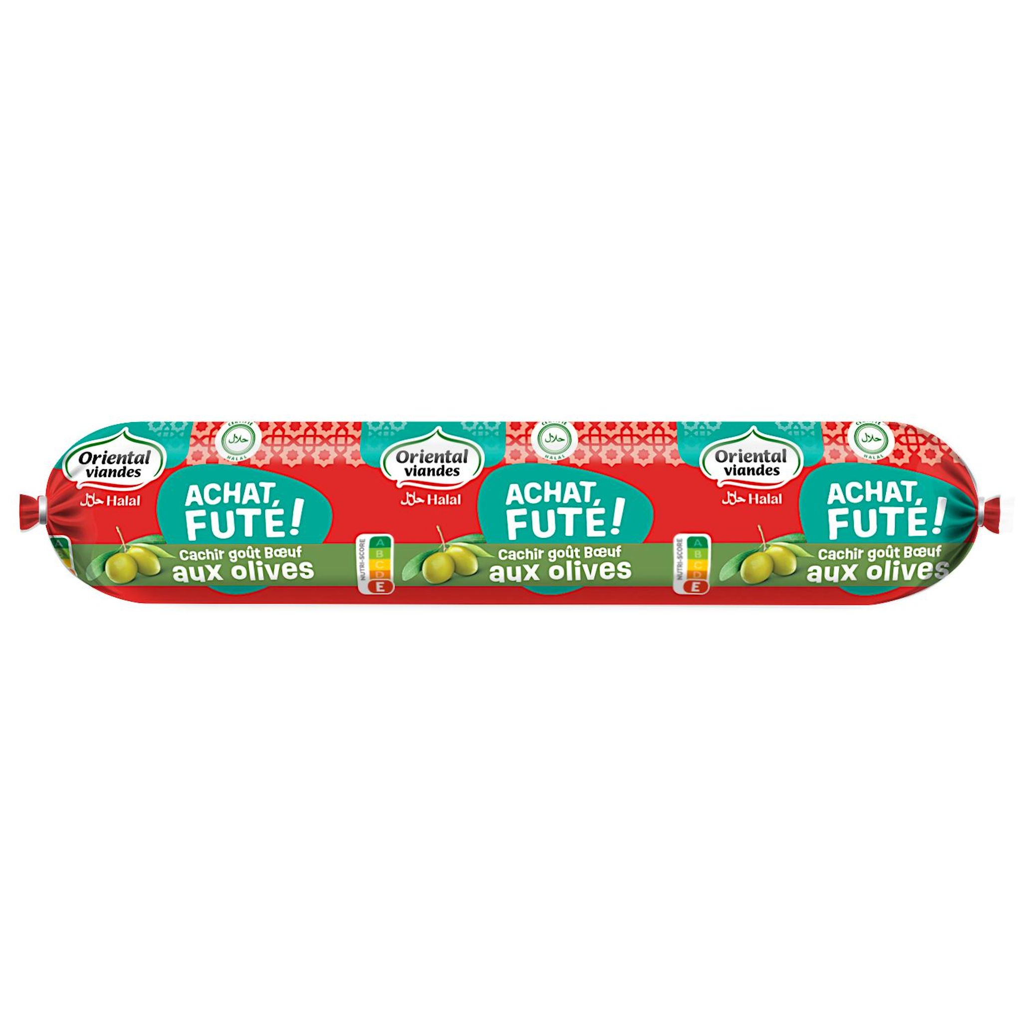 ORIENTAL VIANDES Cachir goût boeuf aux olives halal 400g
