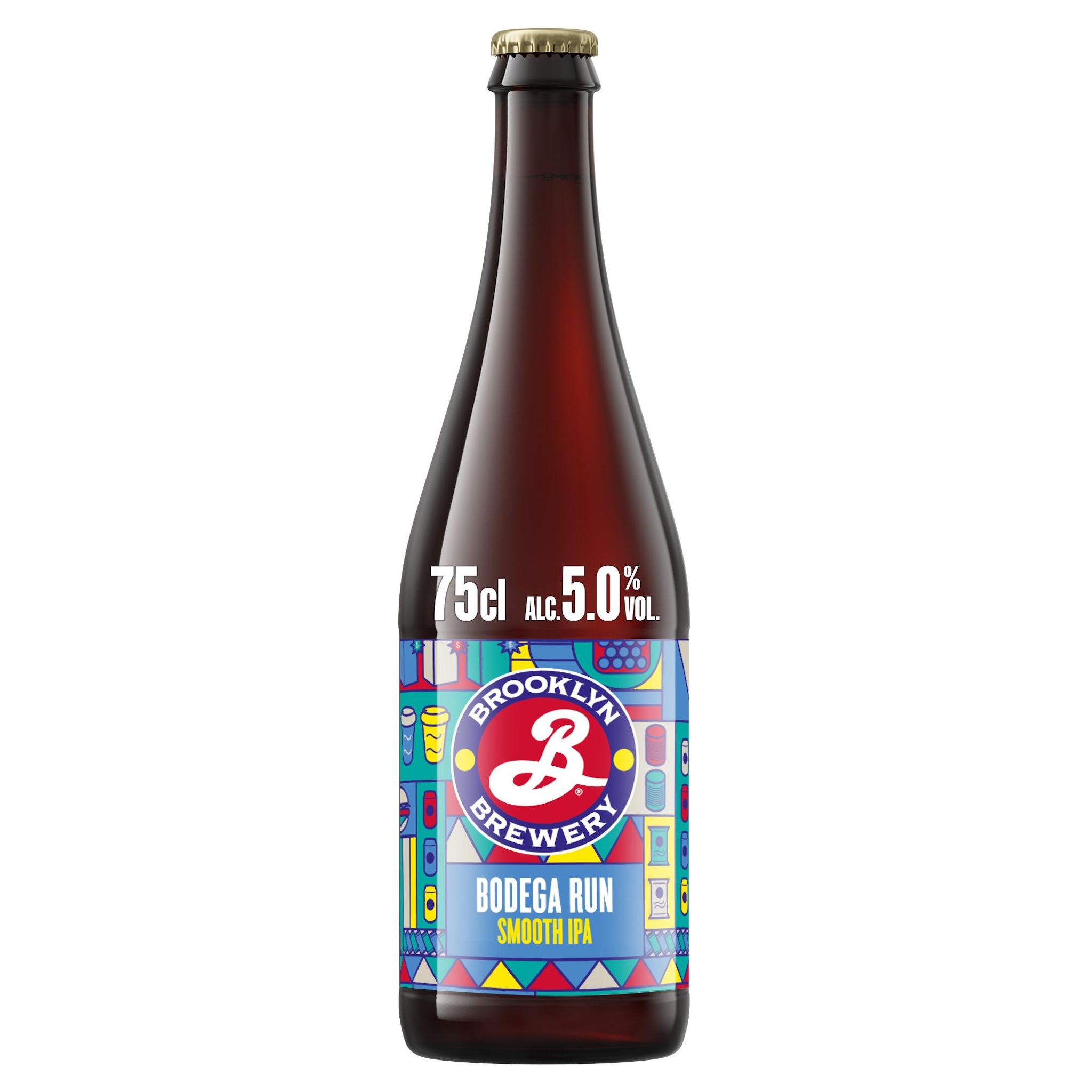 BROOKLYN B Run Smooth bière IPA 5% 75cl