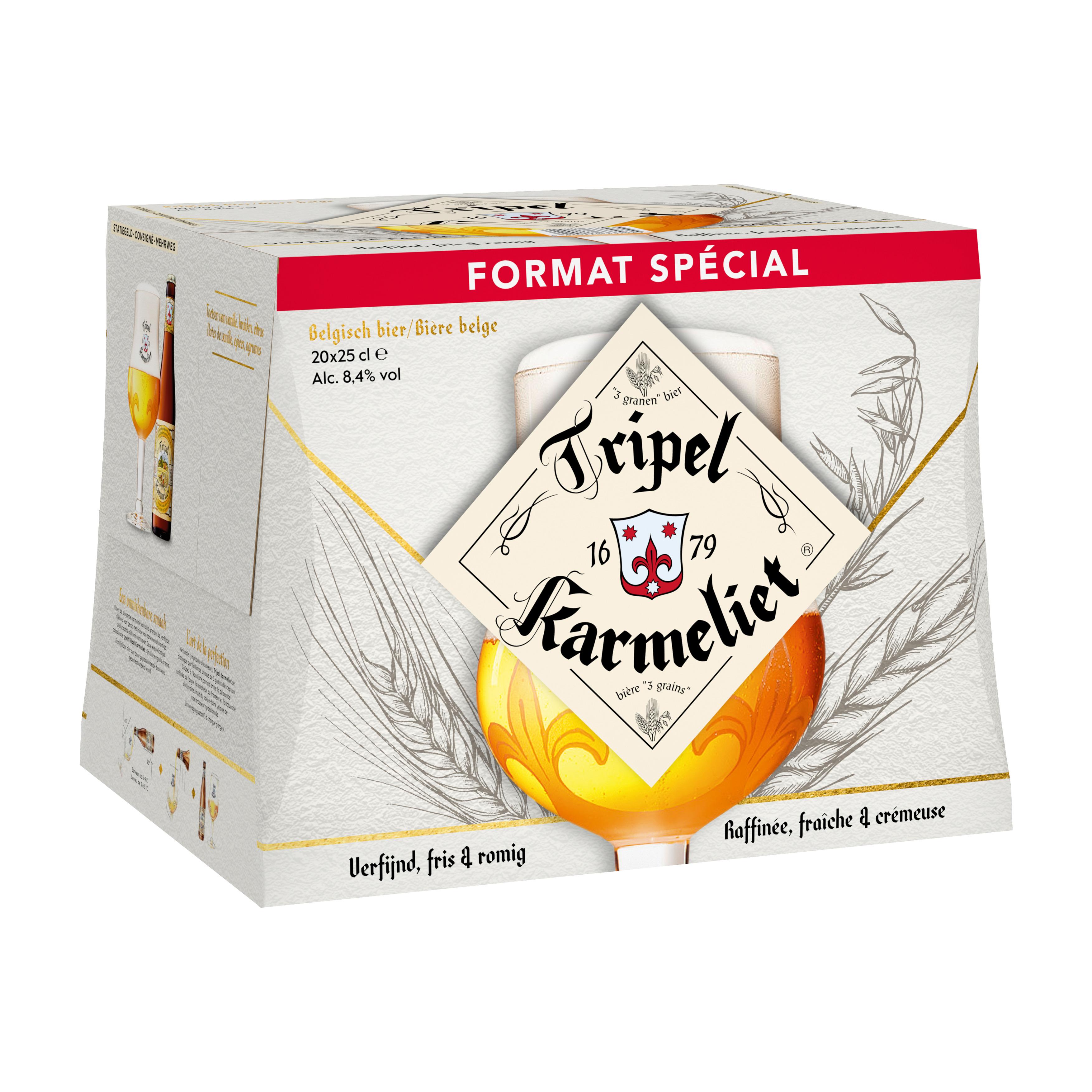 TRIPEL KARMELIET Bière triple 8,4% 20x25cl
