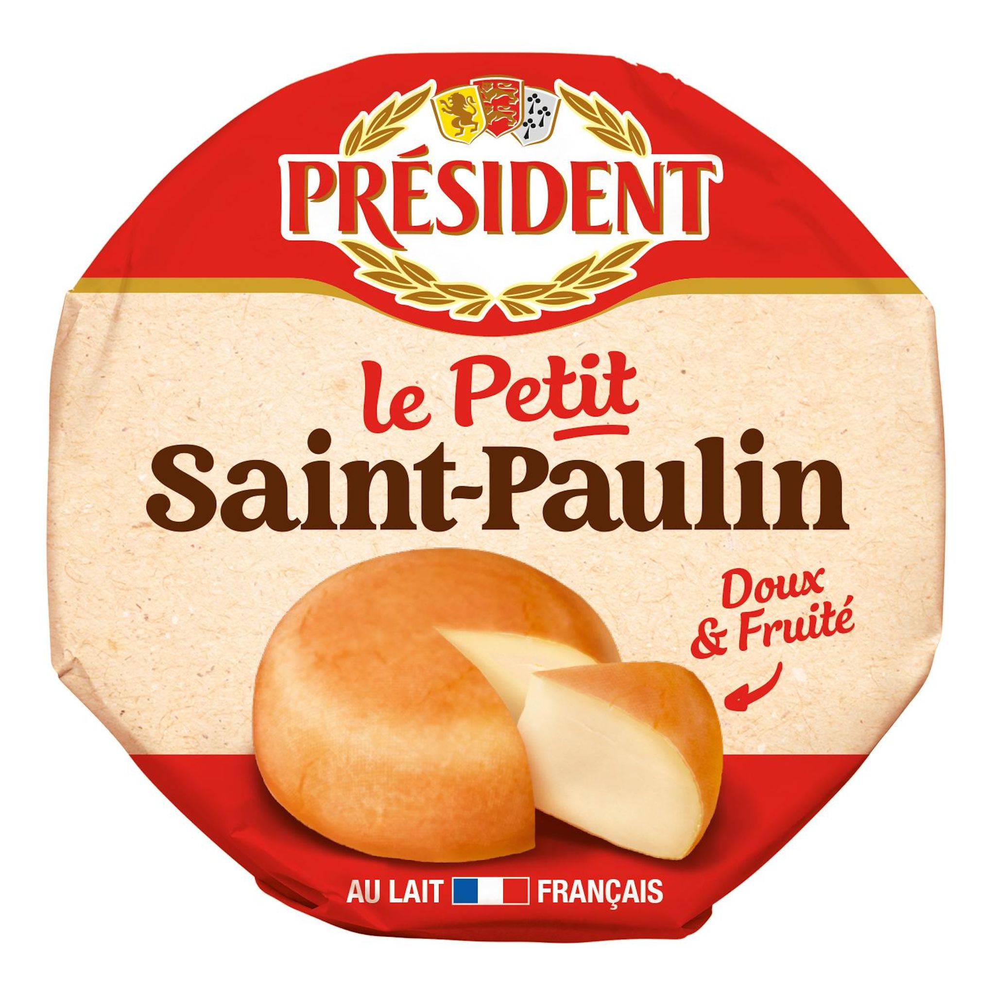 PRESIDENT Petit Saint-Paulin au lait pasteurisé 300g