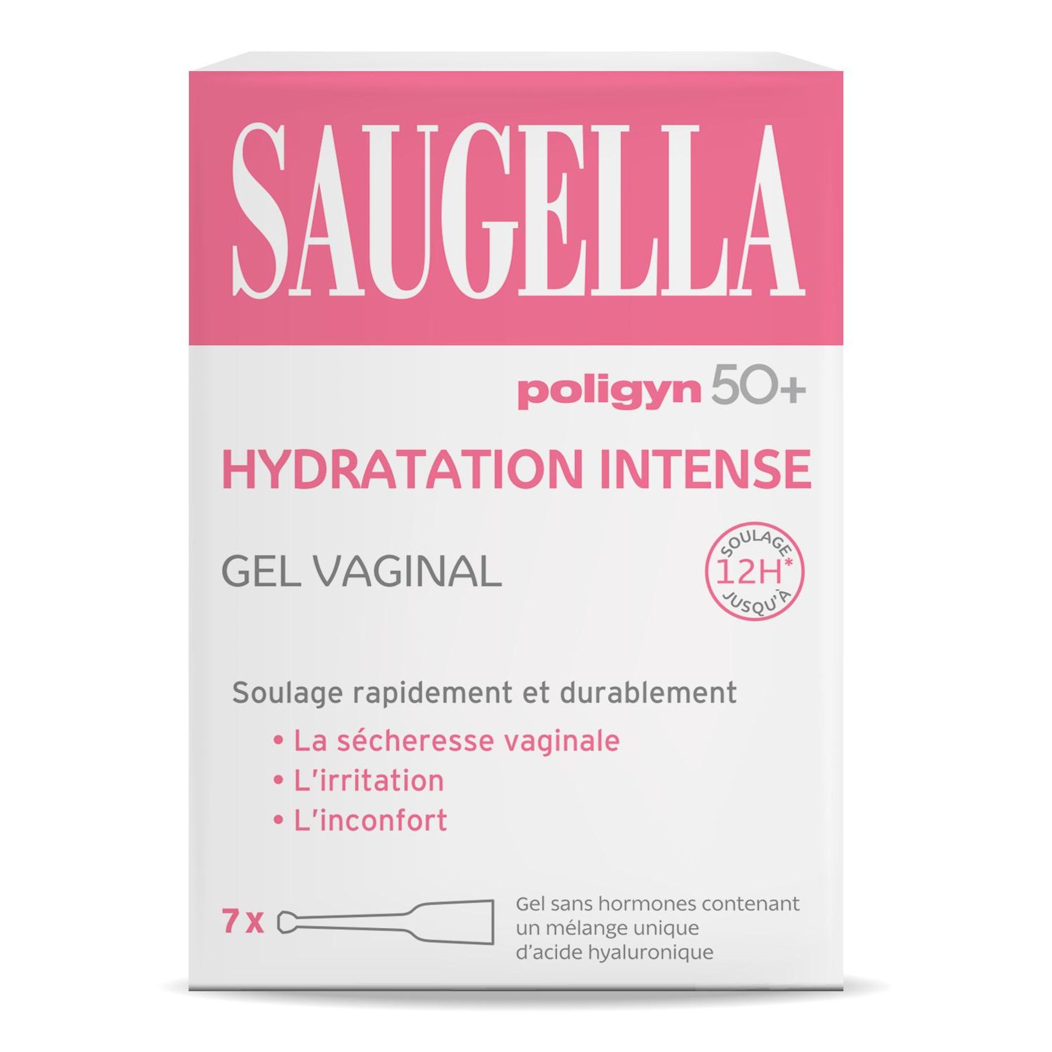 SAUGELLA Poligyn 50+ Gel vaginal hydratation intense 7 doses