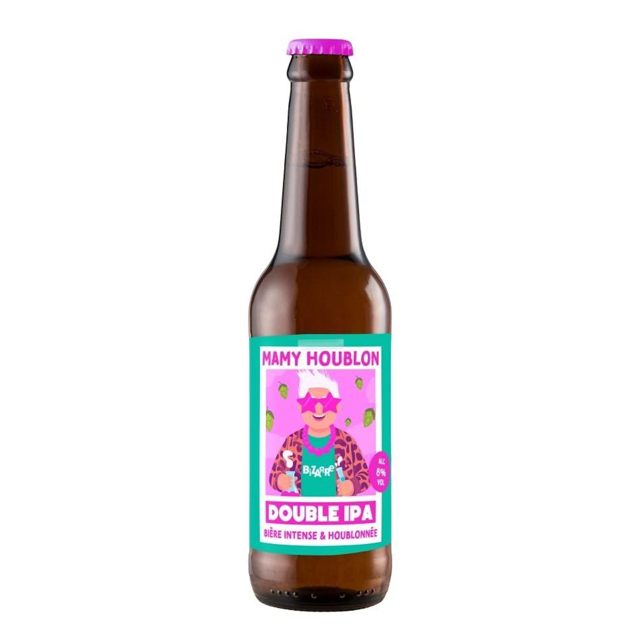 BIZARRE Mamy Houblon Bière blonde double IPA 8% 33cl