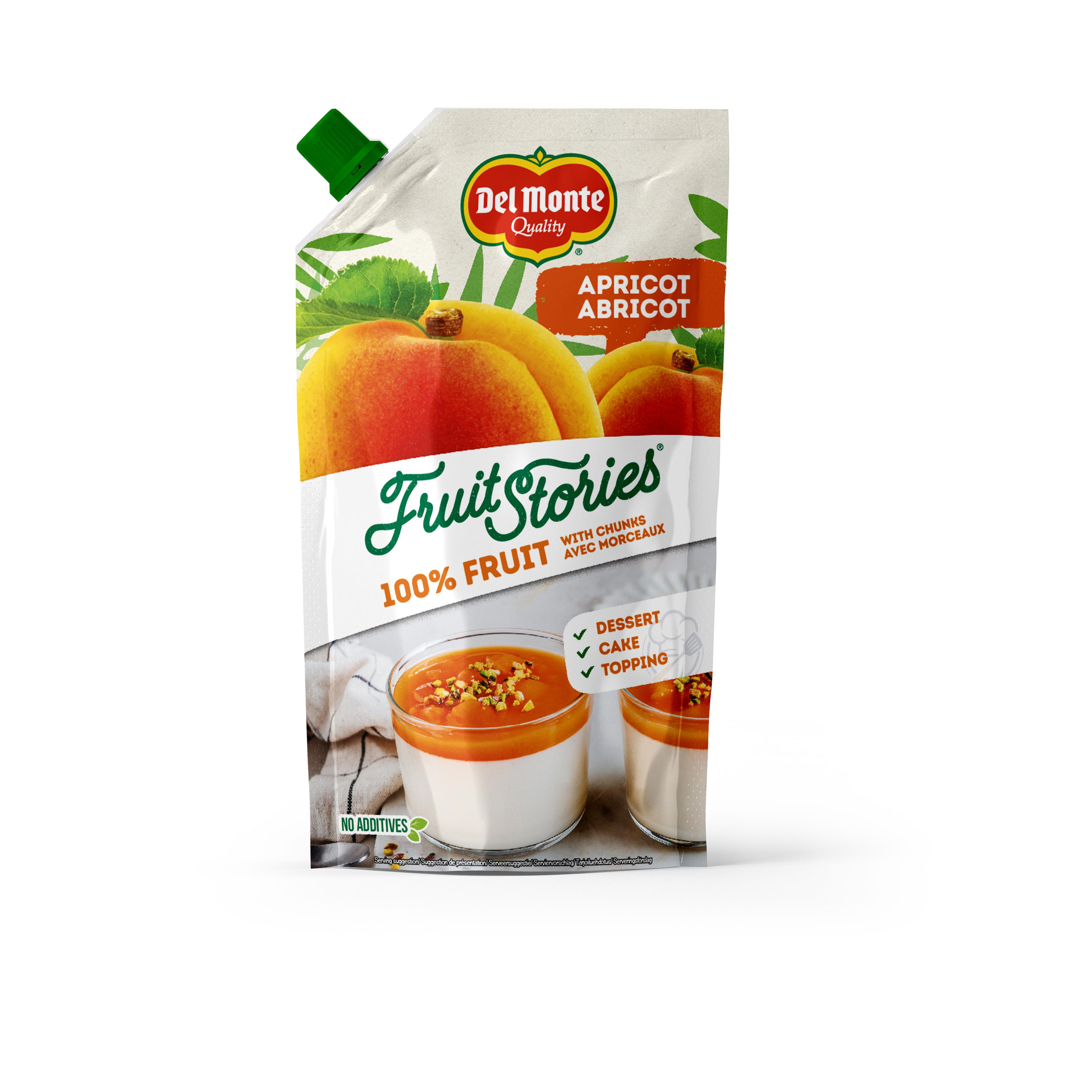 DEL MONTE Fruit Stories Purée d'abricot avec morceaux 250g