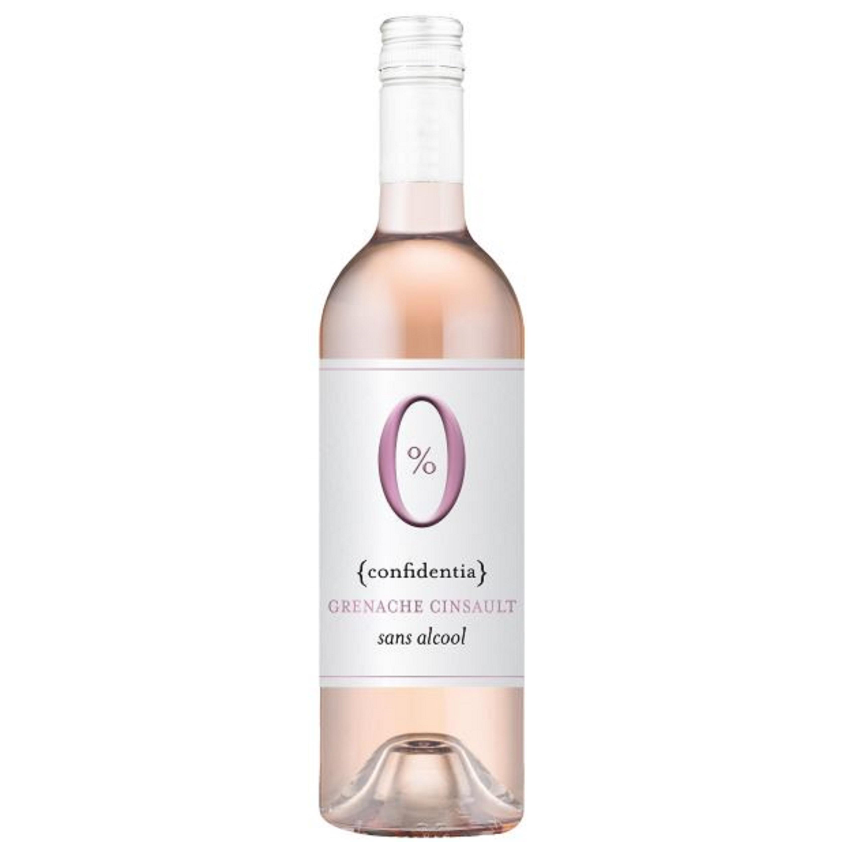 Vin désalcoolisé Confidentia rosé grenache cinsault 75cl