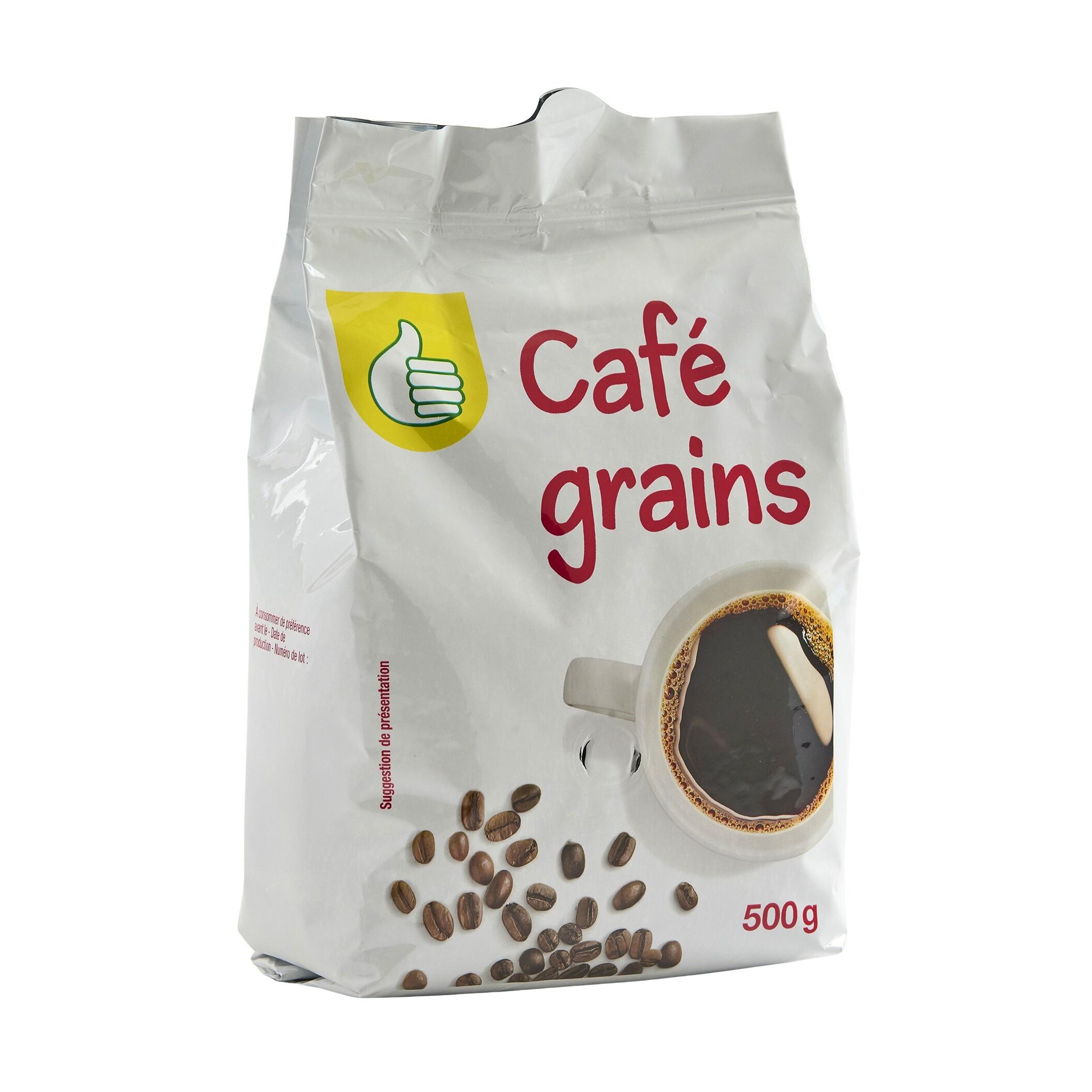 Voir la diapositive 2 : POUCE Café en grains 500g