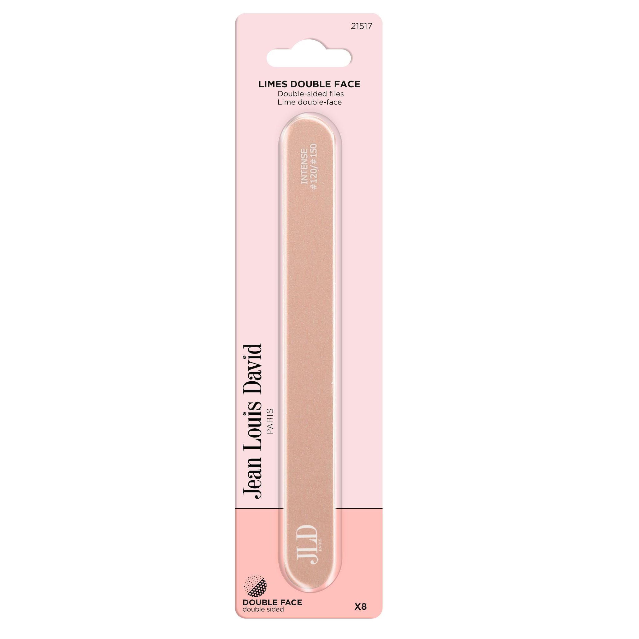 JEAN LOUIS DAVID Limes à ongles double face 8 pièces