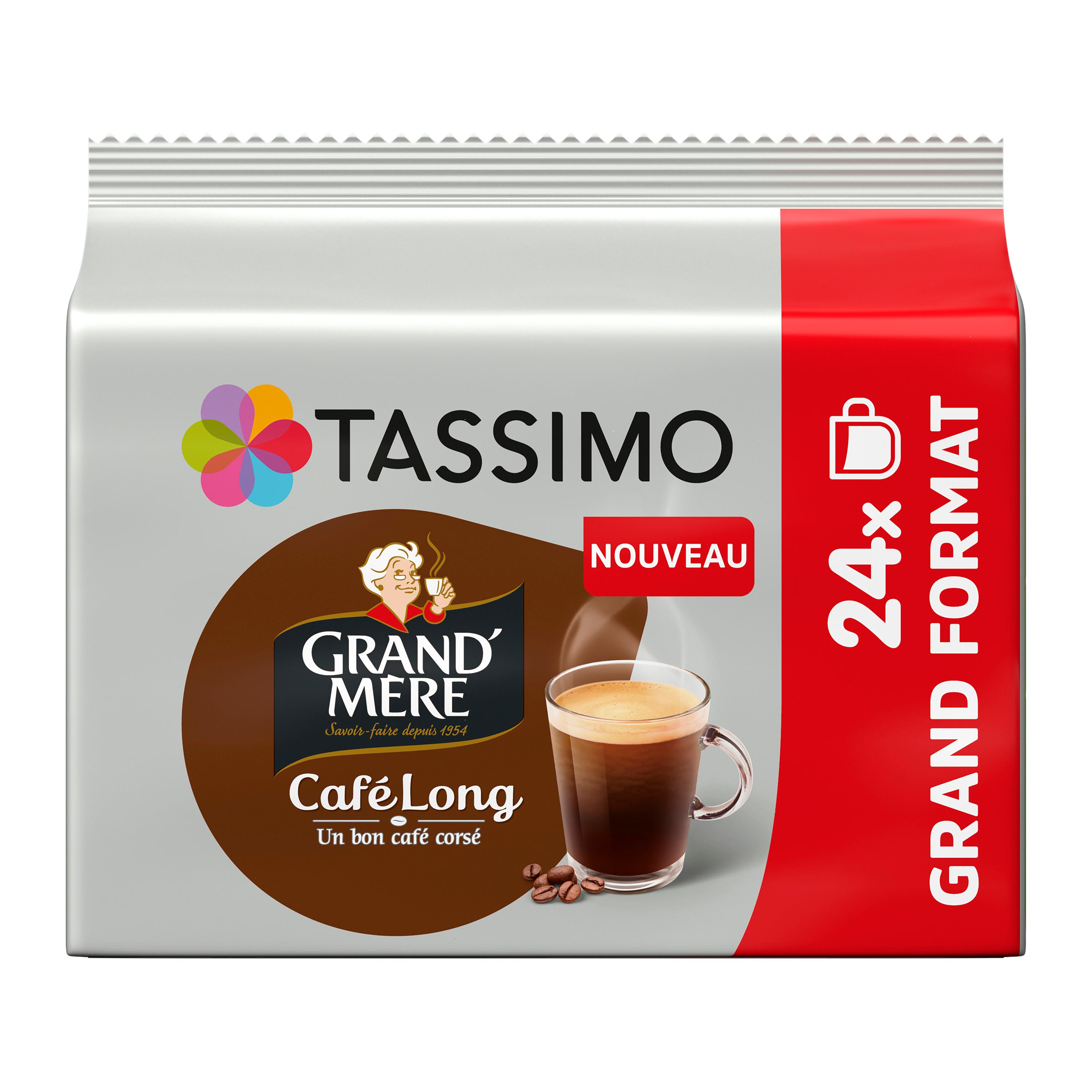 TASSIMO Capsules de café long Grand'Mère 24 capsules 134g