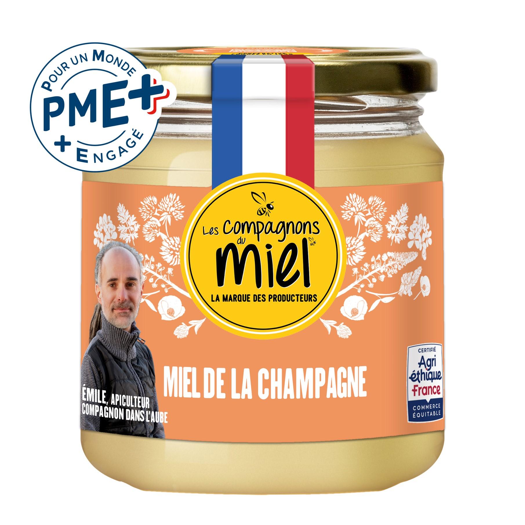 LES COMPAGNONS DU MIEL Miel de la Champagne de France 375g