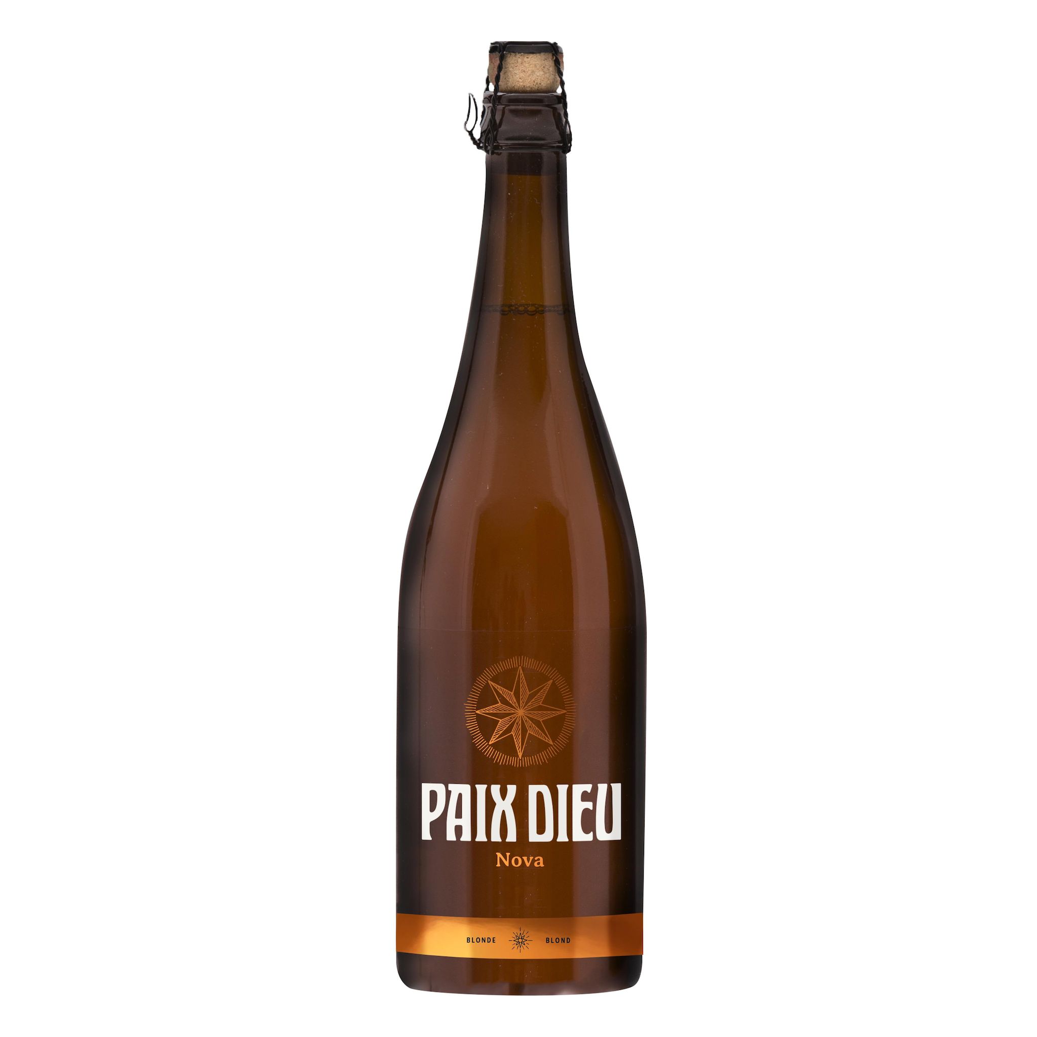 PAIX DIEU Nova bière blonde 6% 75cl
