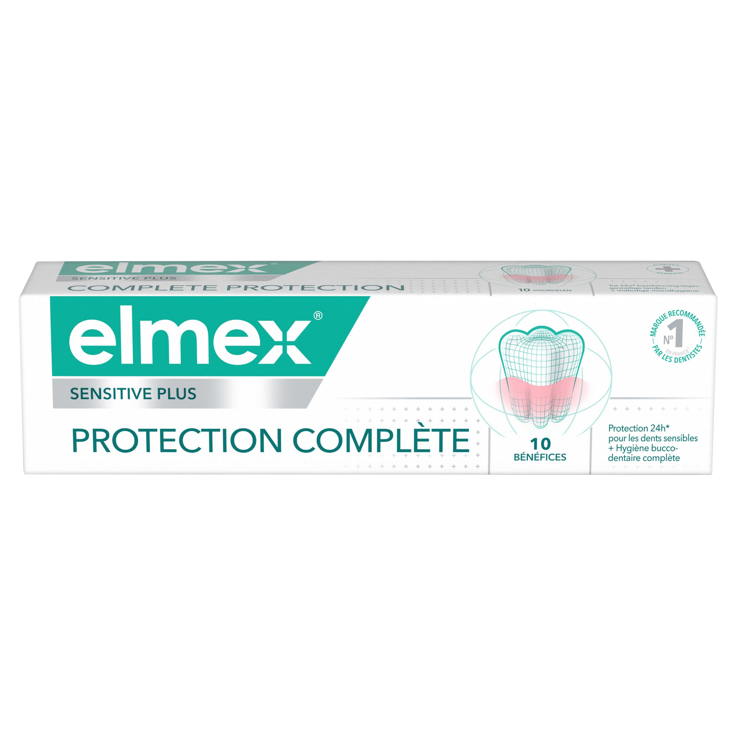 ELMEX Sensitive Plus Dentifrice protection complète 75ml