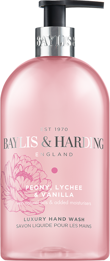 BAYLIS & HARDING Savon mains peony lychee vanilla 500ml