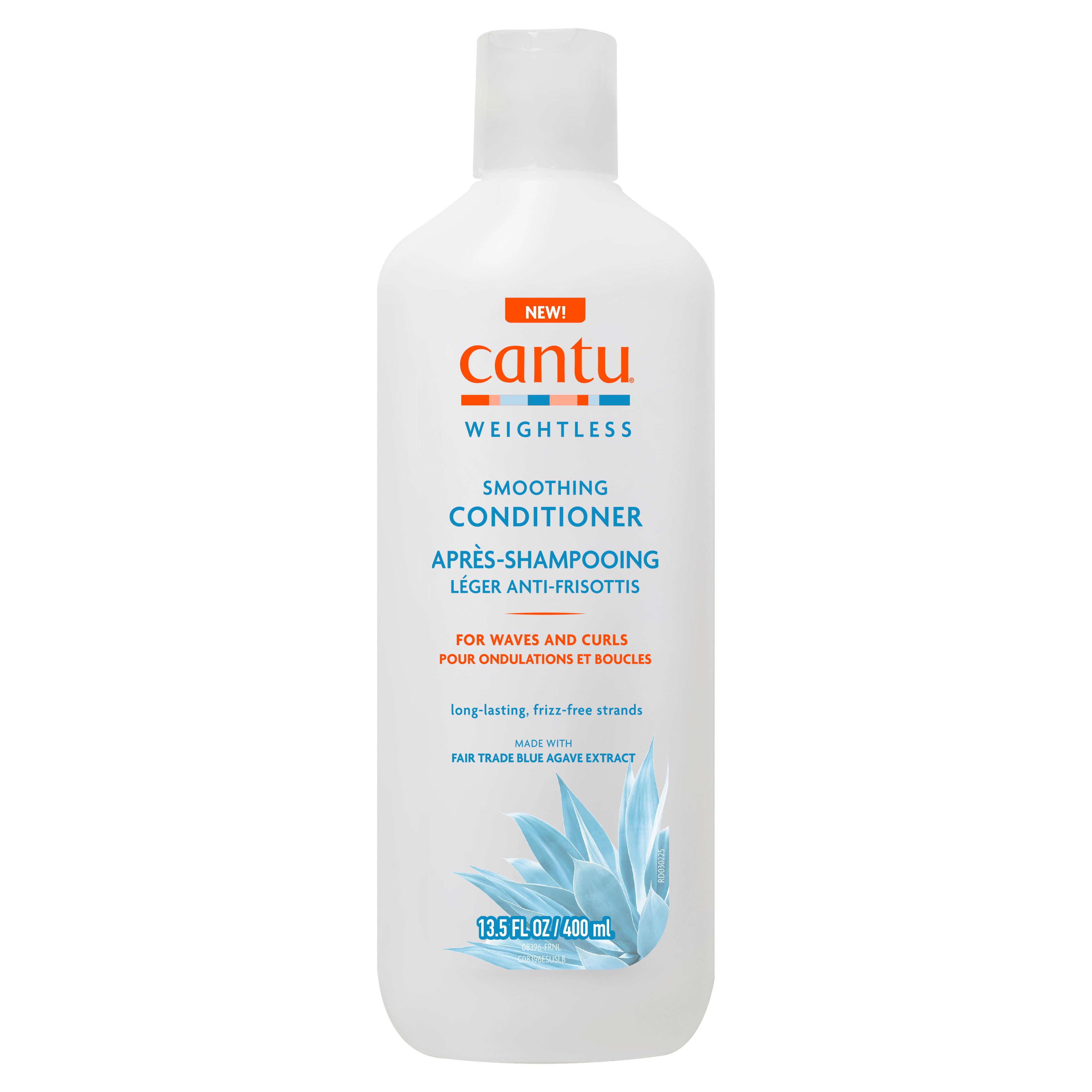 CANTU Weightless Après-shampoing léger anti-frisottis pour ondulations et boucles 400ml