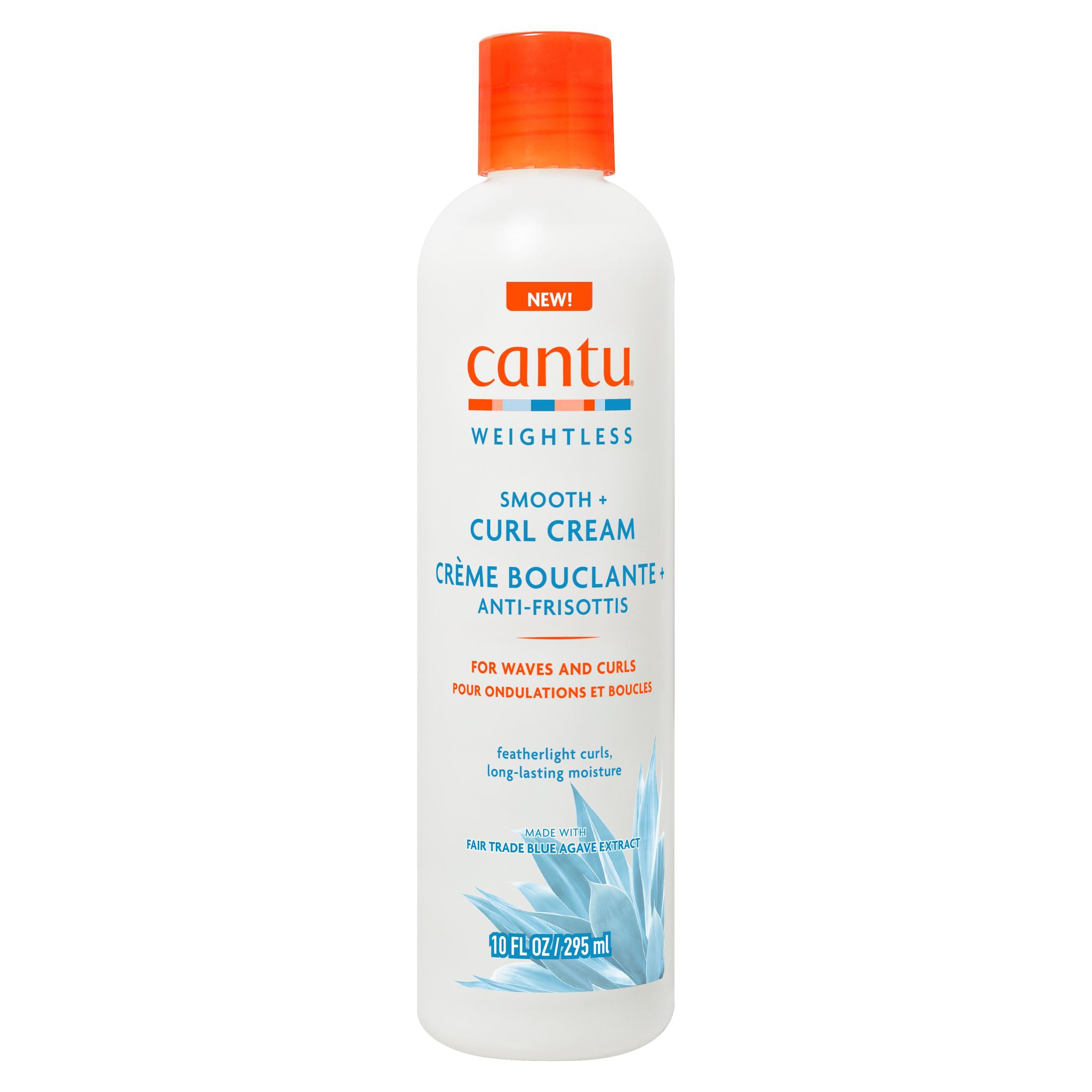 CANTU Weightless Crème bouclante+ anti-frisottis pour ondulations et boucles 295ml