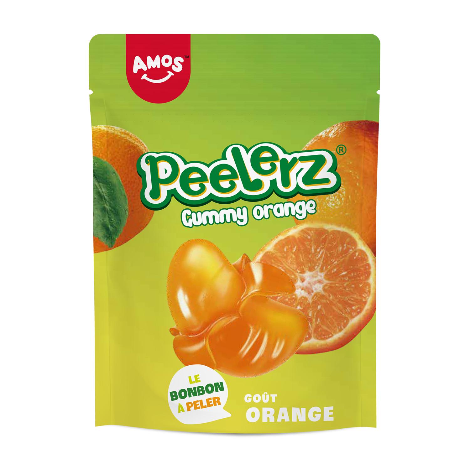 AMOS Peelerz Bonbons gélifiés à l'orange 120g